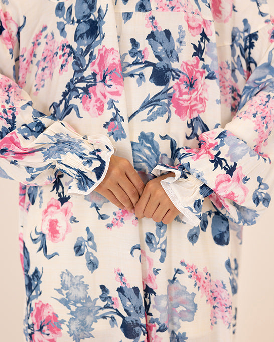 Ocean Bloom Prayer Gown One piece