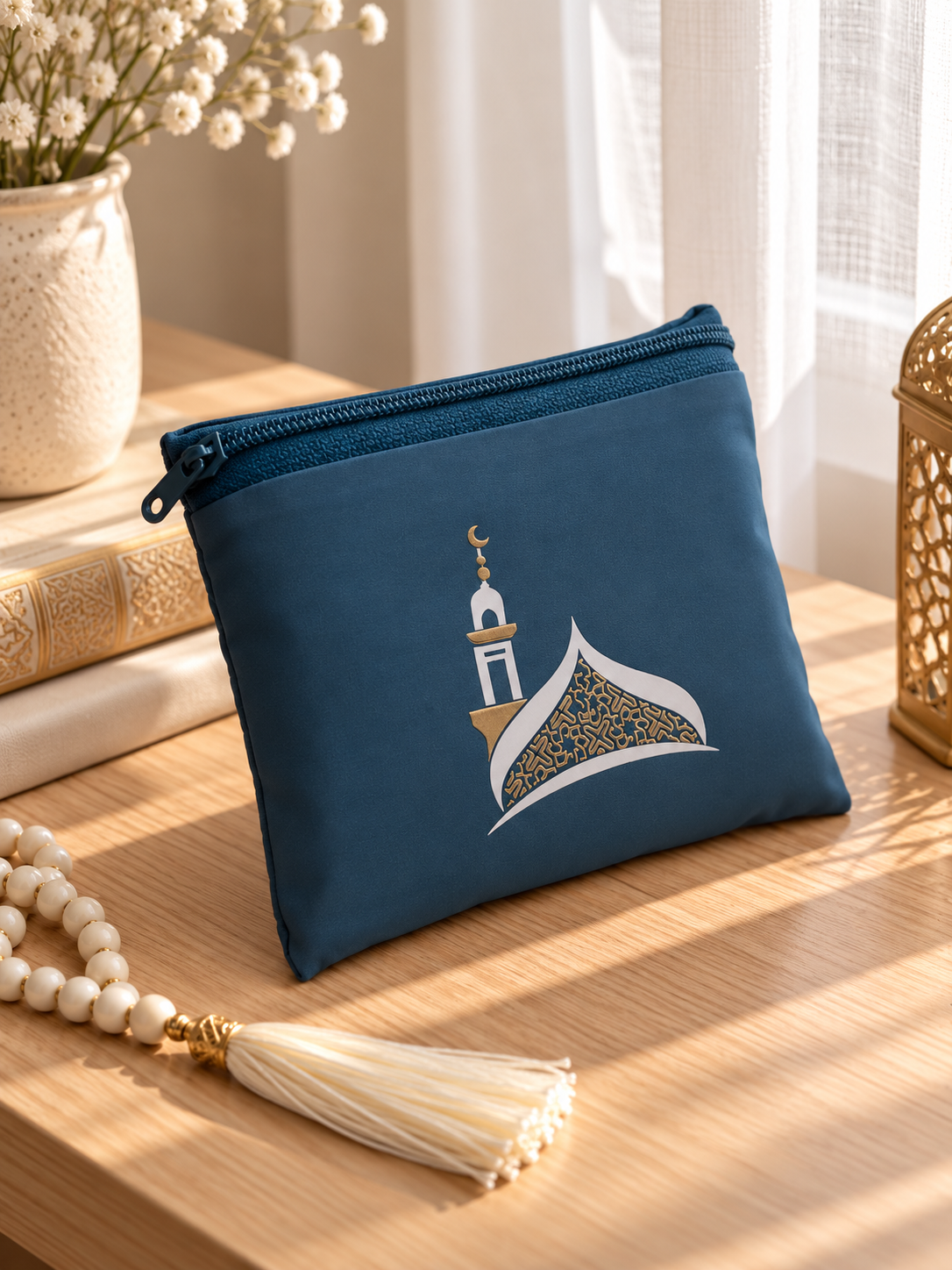 Travel Prayer Mat with Zipper | Portable & Foldable