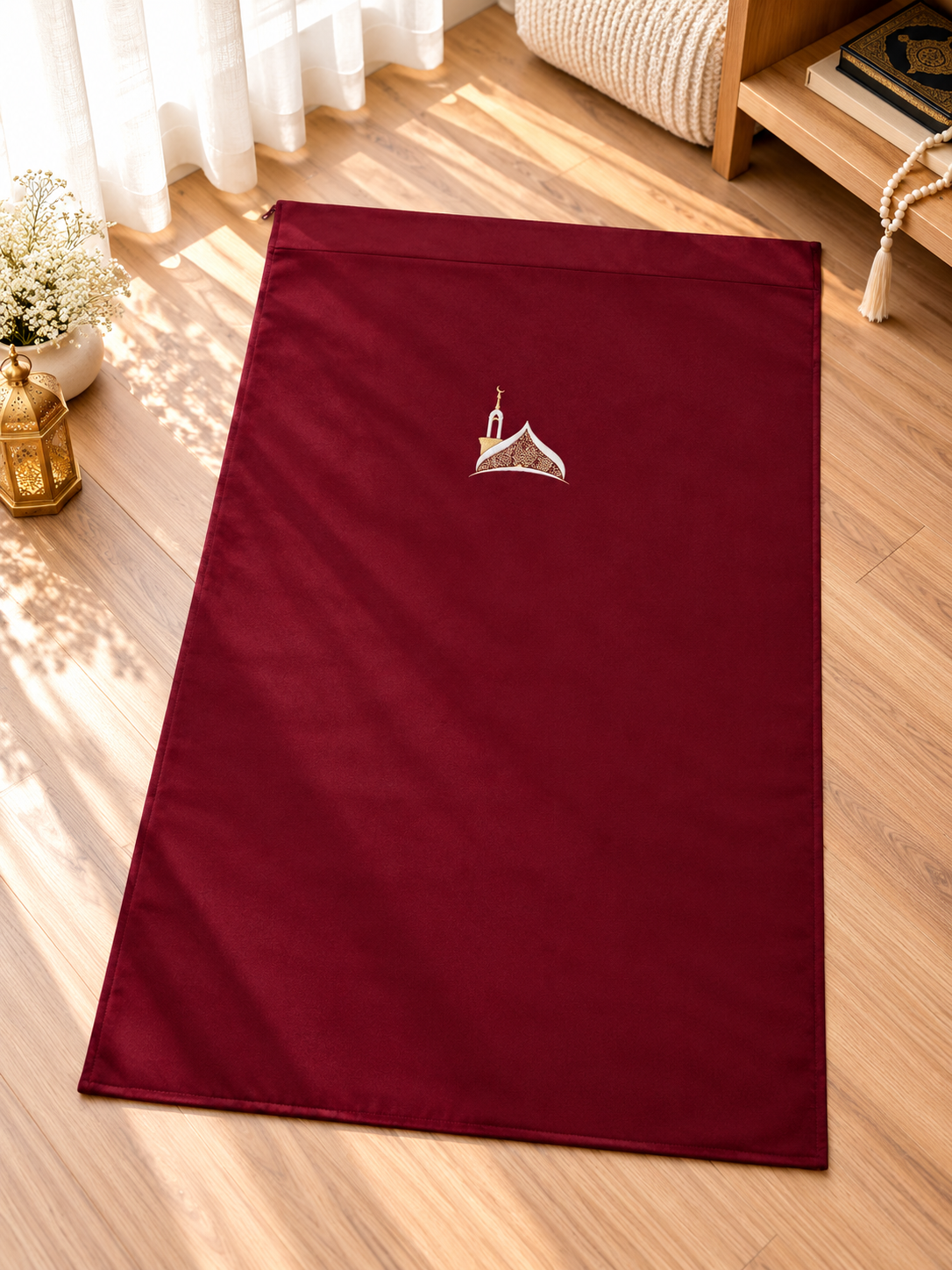 Travel Prayer Mat with Zipper | Portable & Foldable