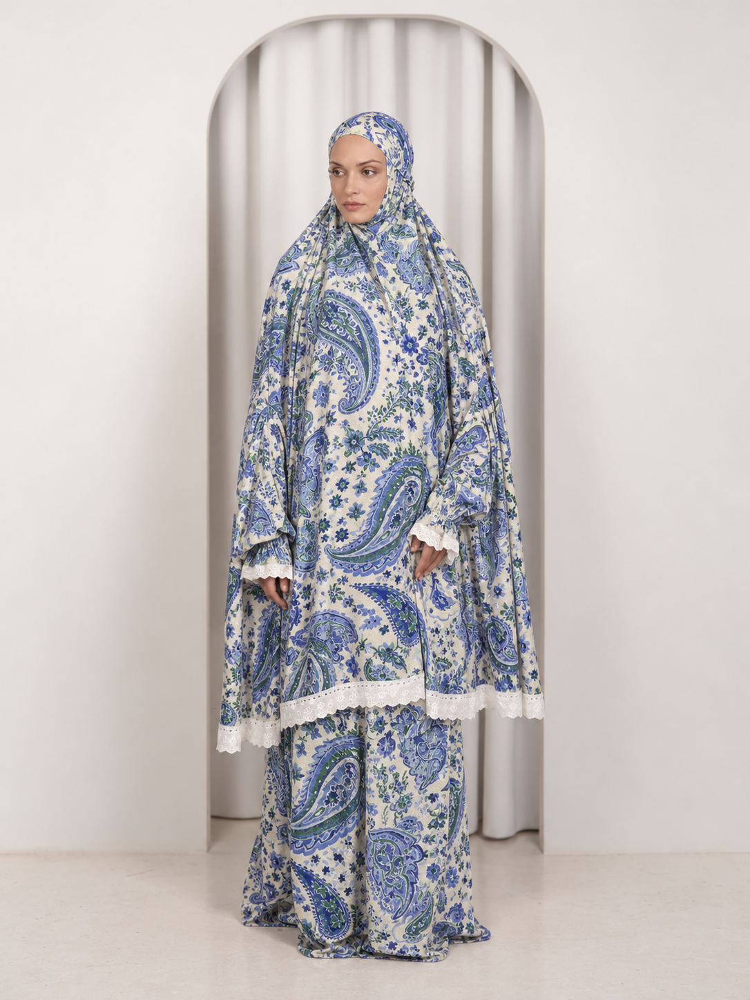 Two pieces prayer gown a86
