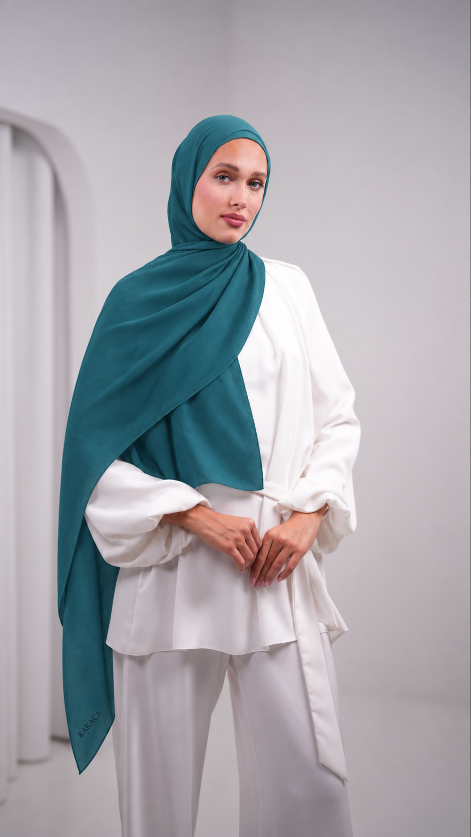 Karaca Soft Crepe shawl