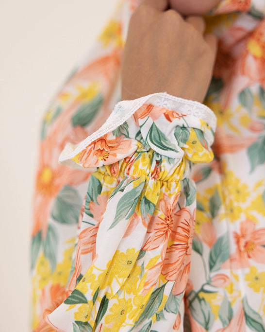 Blooming Spring Prayer Gown One piece