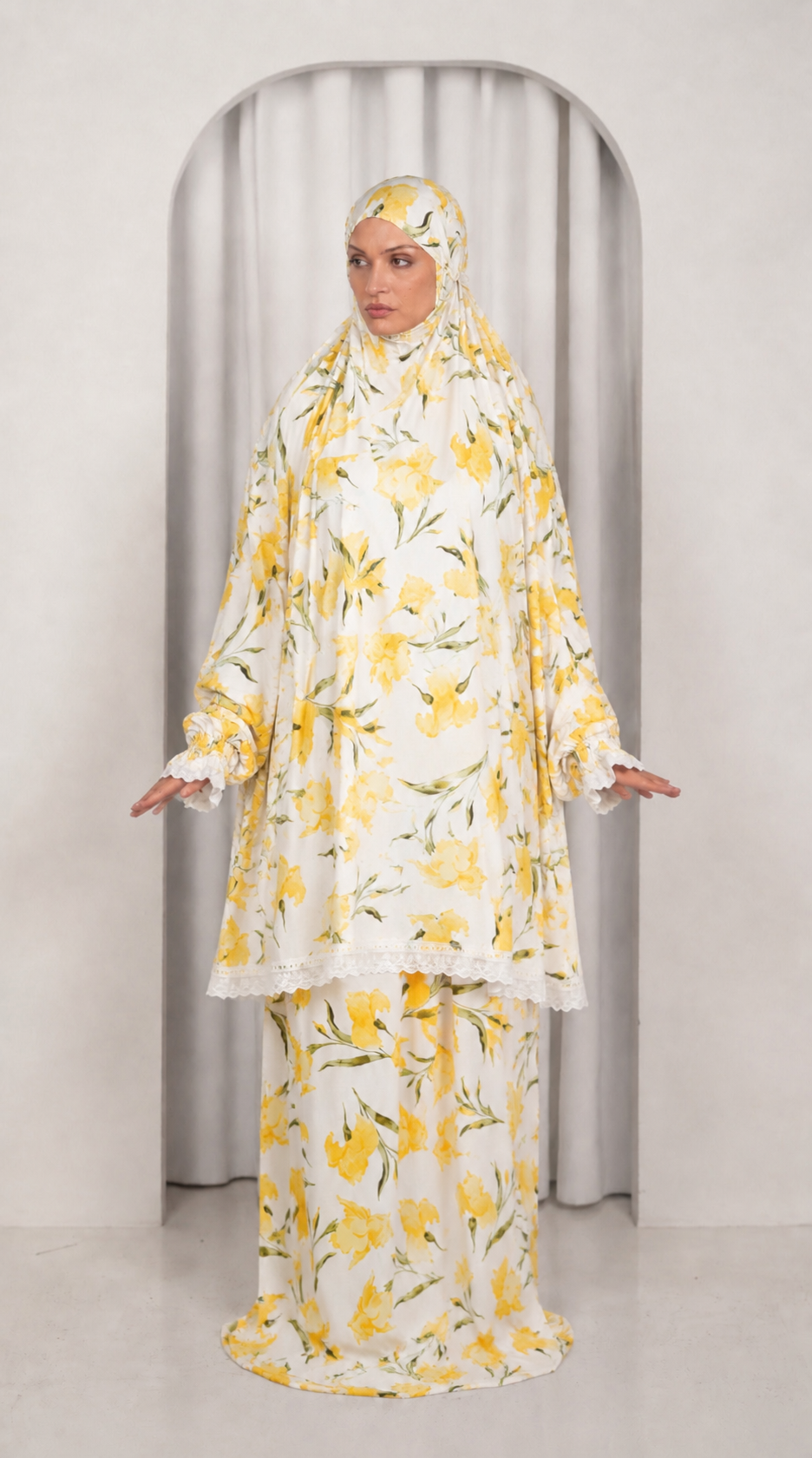 Prayer gown two pieces a62