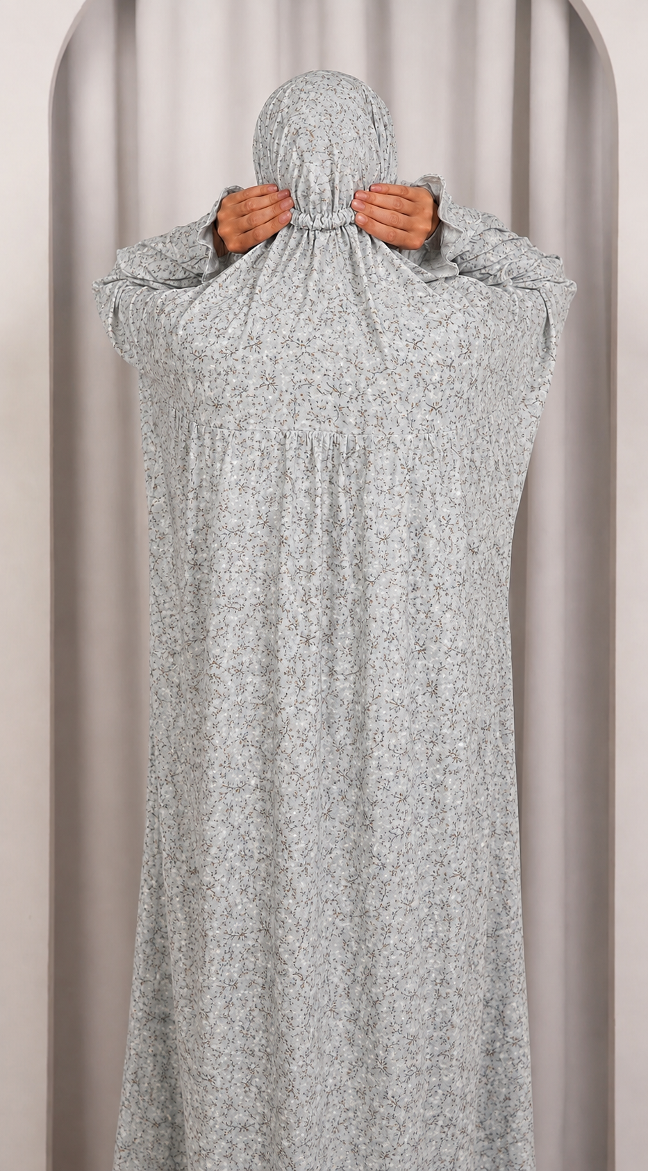 One piece prayer gown b08
