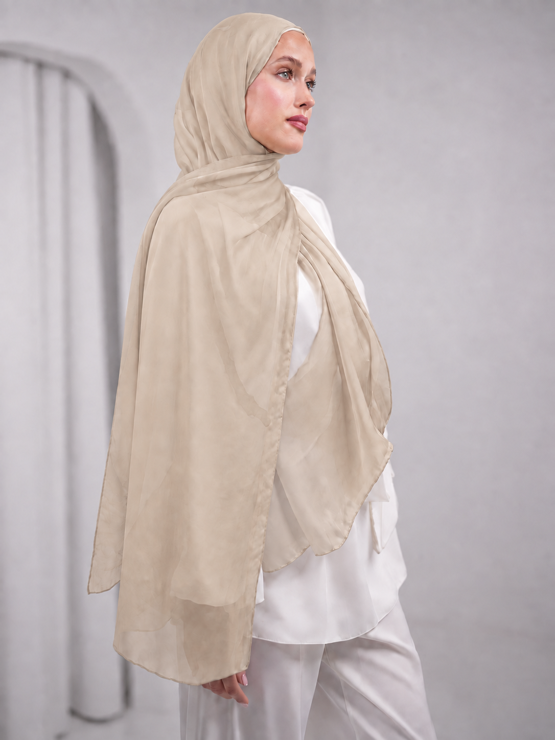 Silk Plain Shawl