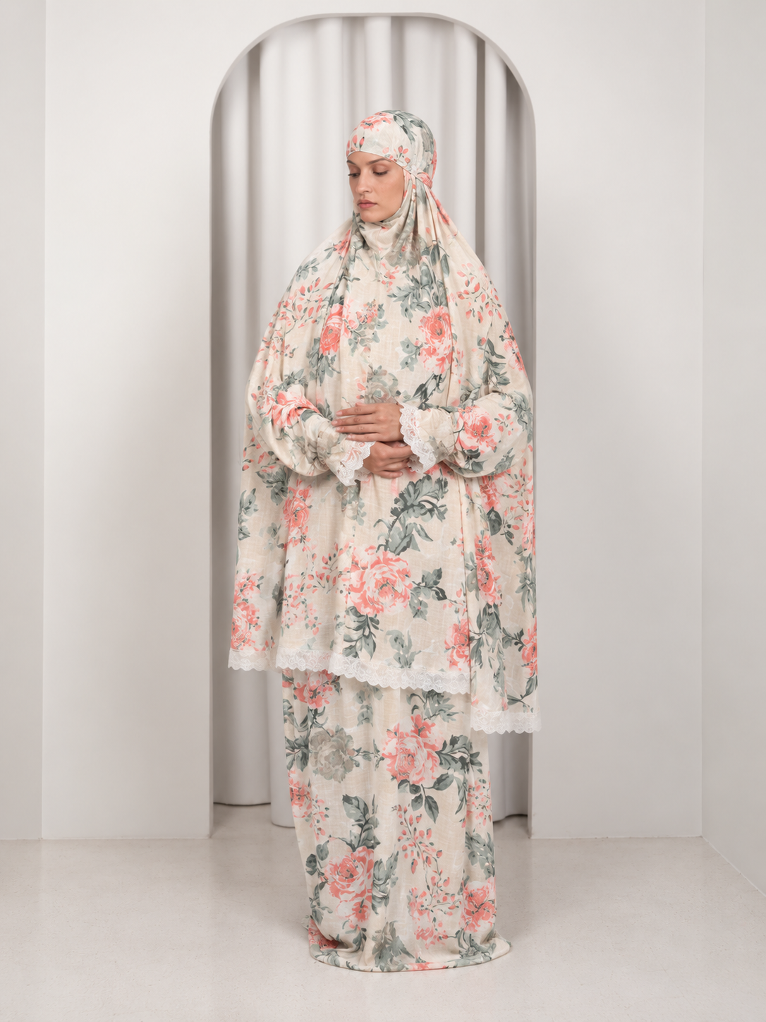 Prayer gown two pieces a65