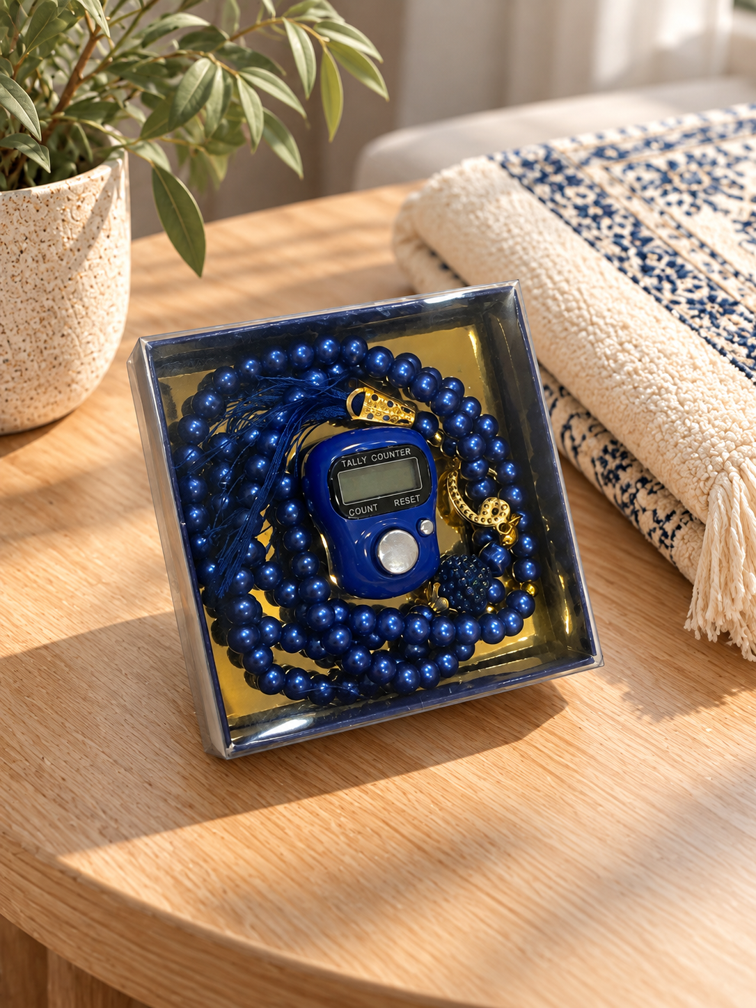 Plain Prayer Counter and Tasbeeh set