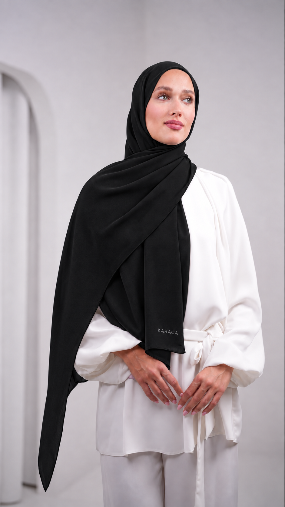 Karaca Soft Crepe shawl