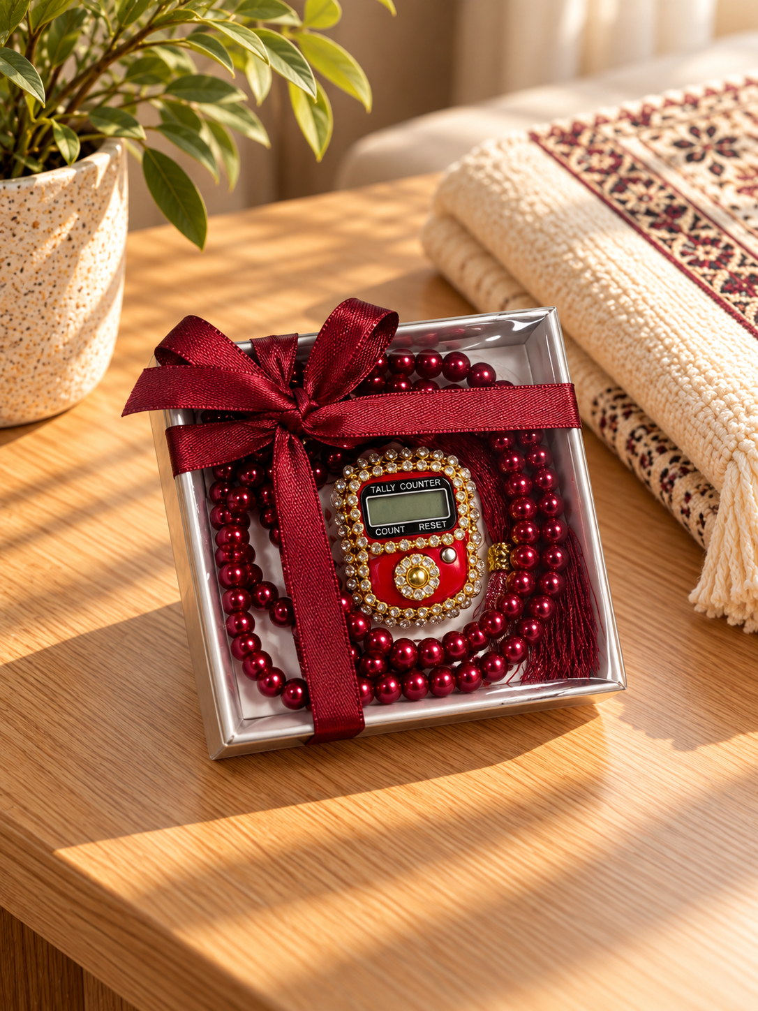 Prayer Counter and Tasbih Set with strass