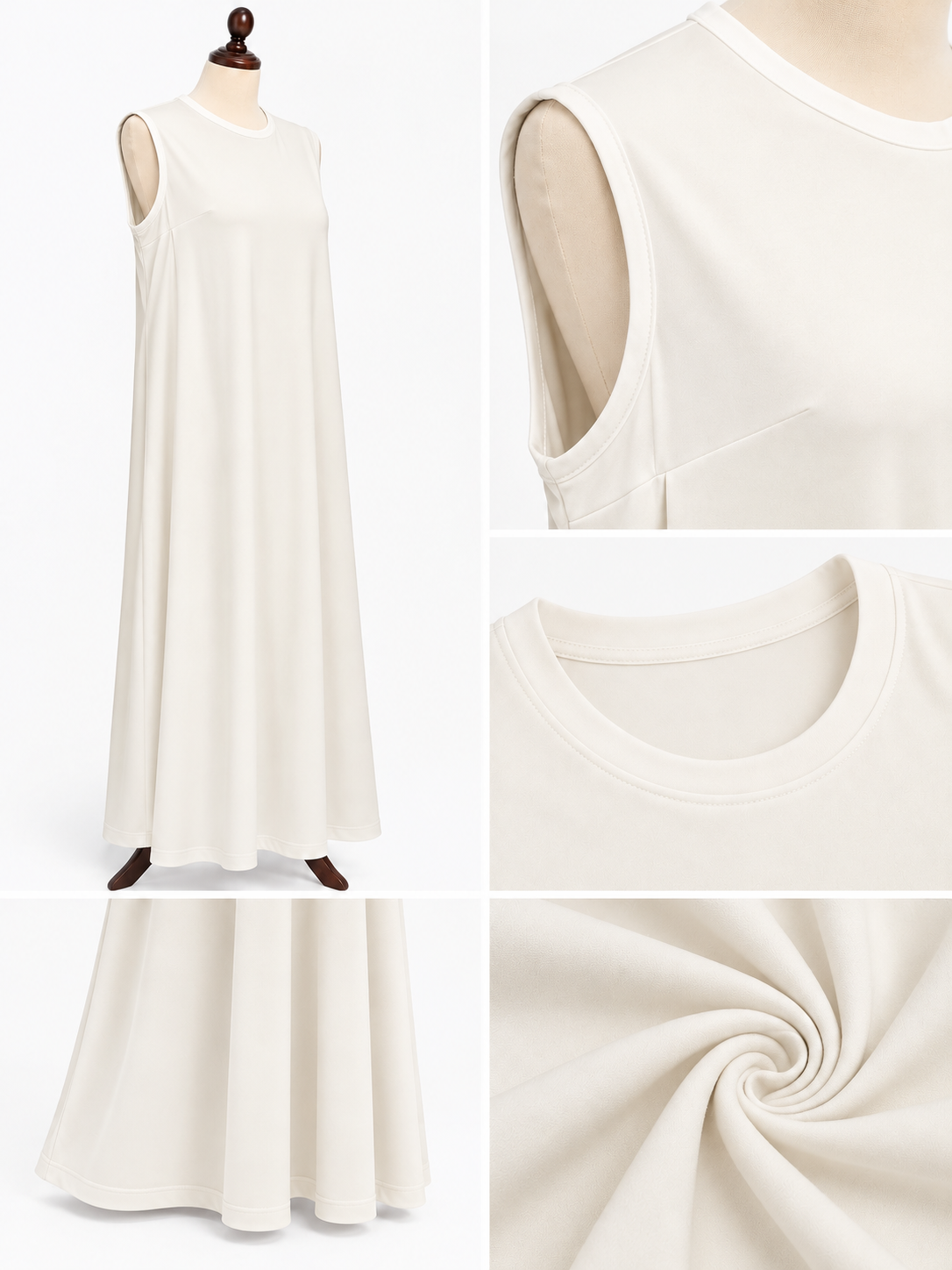 Scilla offwhite basic without sleeves