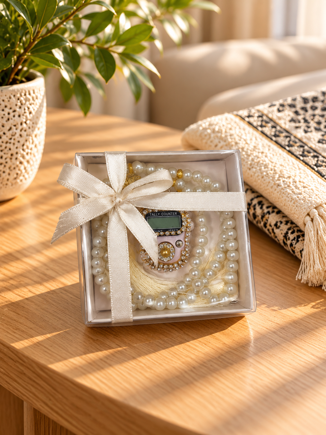 Prayer Counter and Tasbih Set with strass