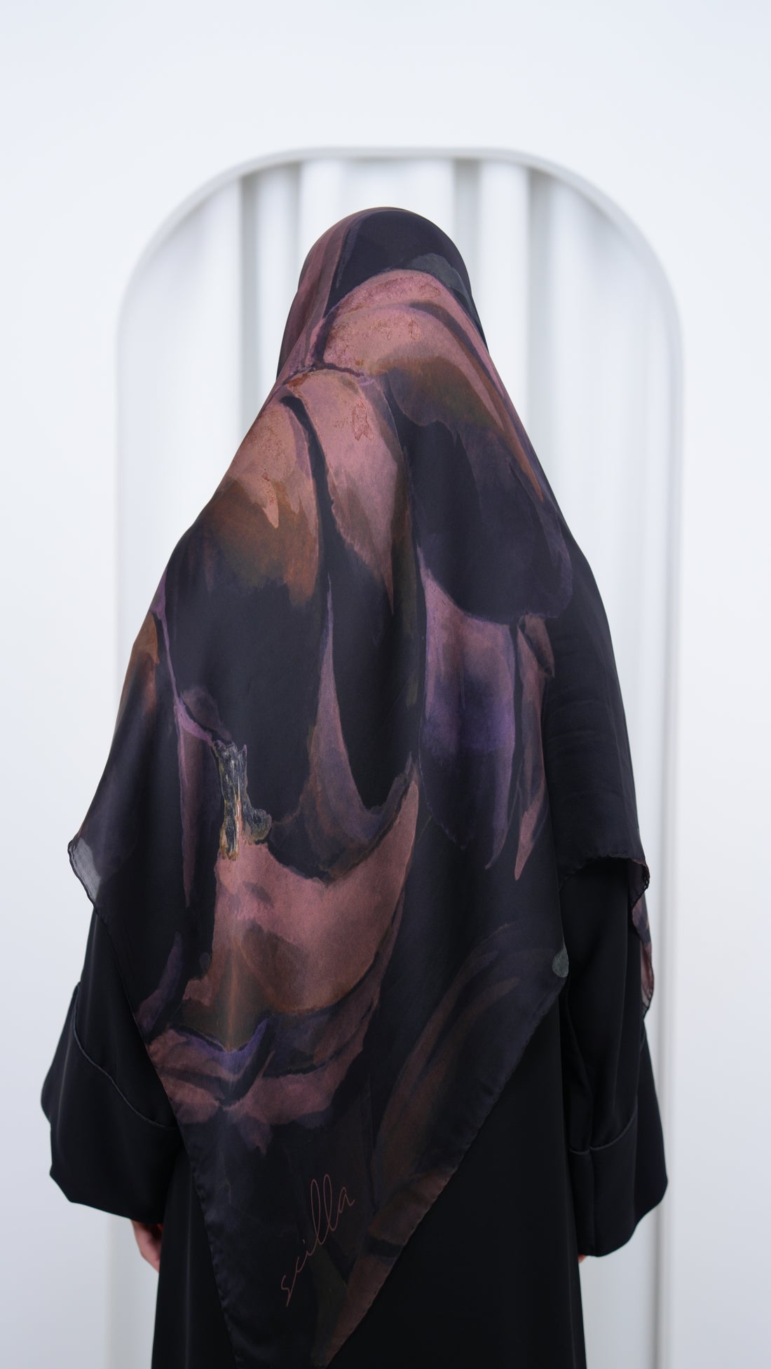 scilla turkish silk scarf D1