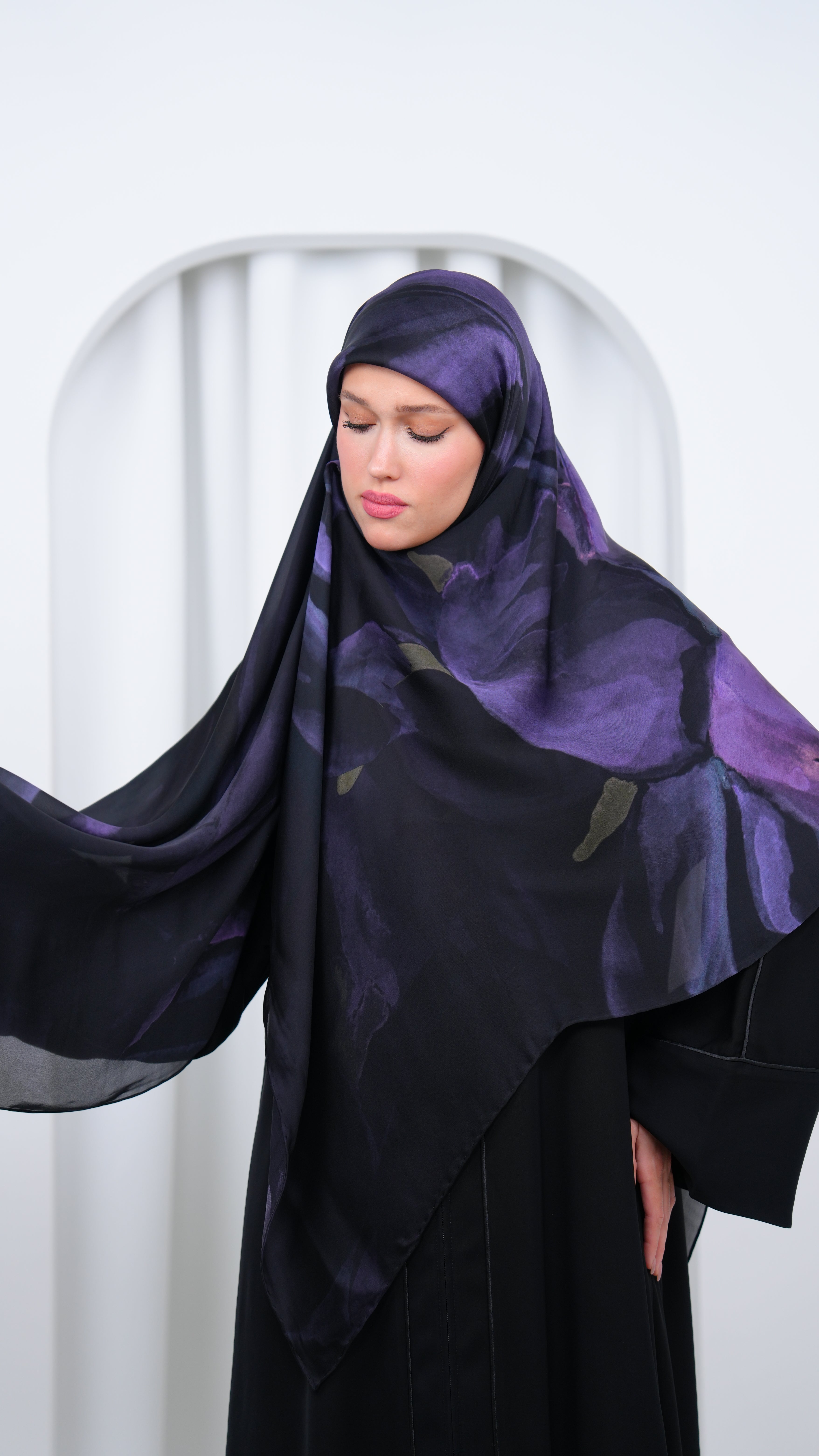 scilla turkish silk scarf D5