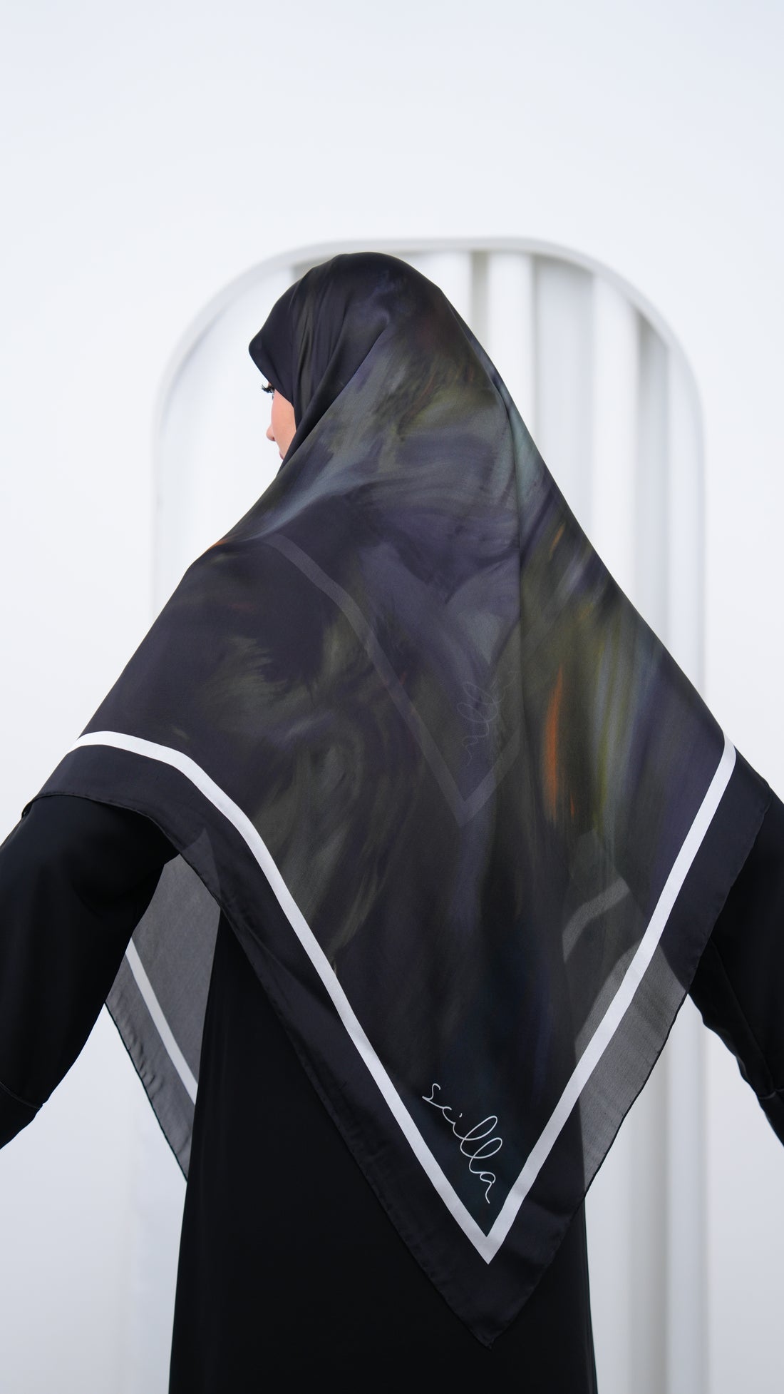 scilla turkish silk scarf E4