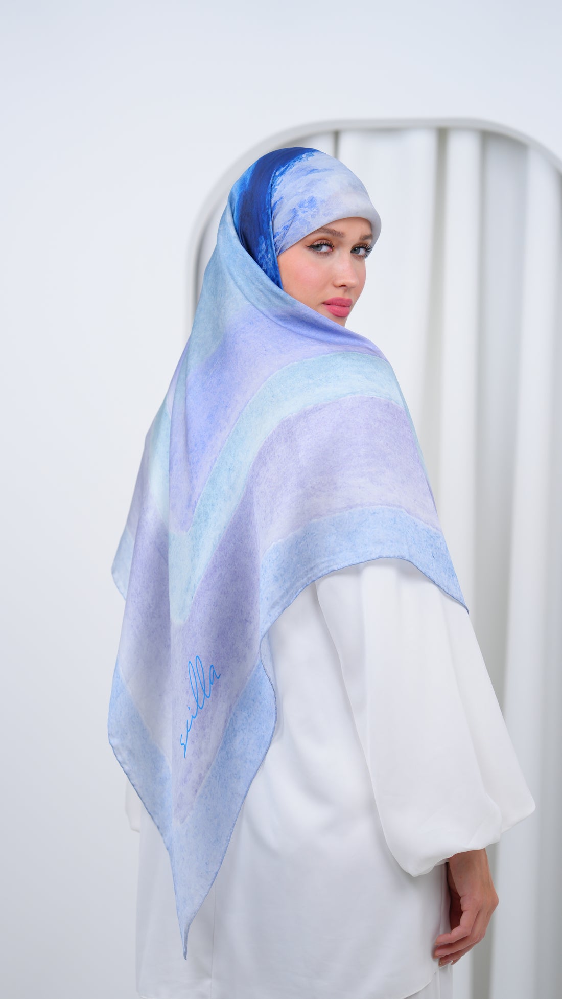 scilla turkish silk scarf L2