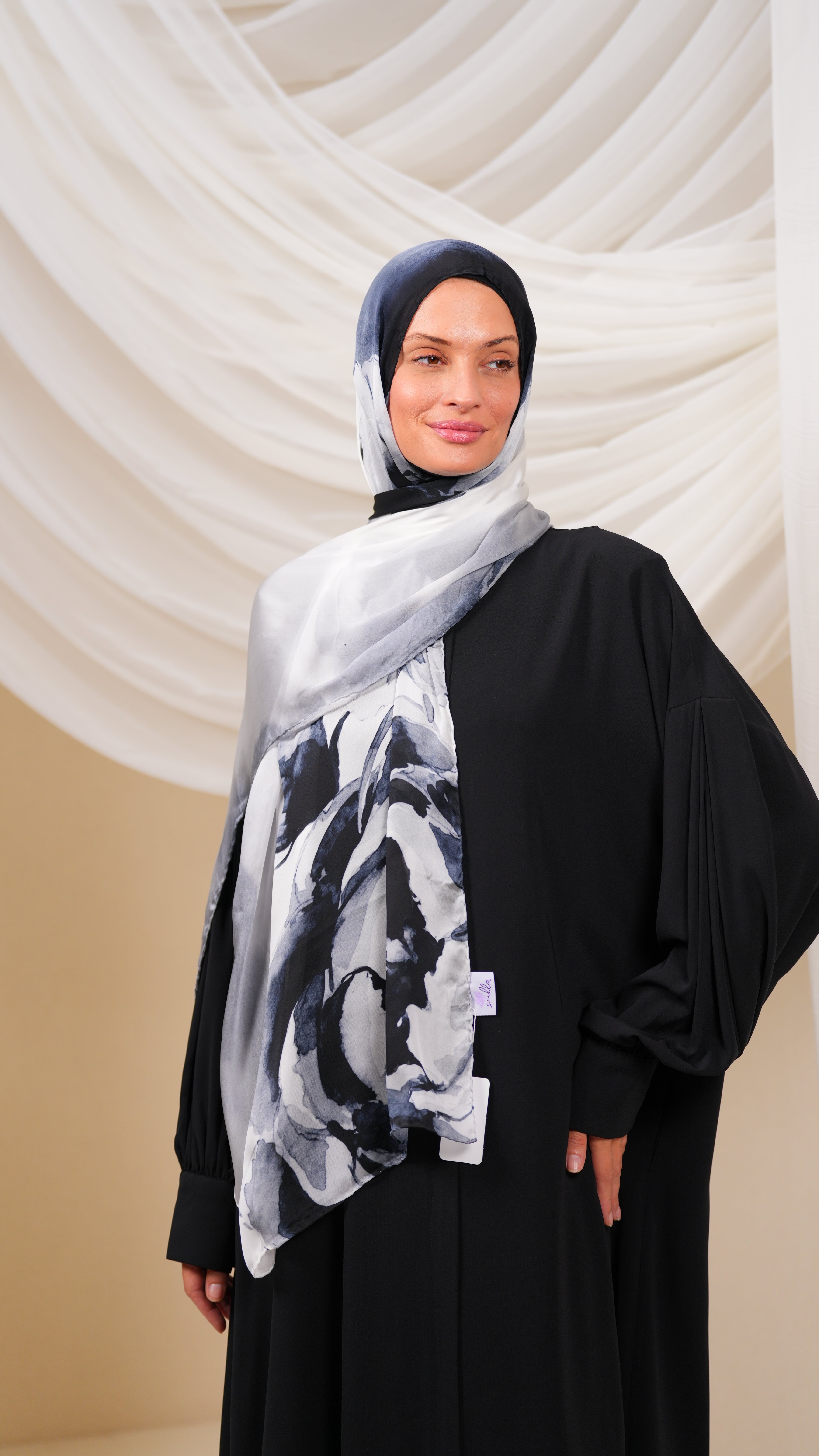 scilla Turkish silk shawl Etr5