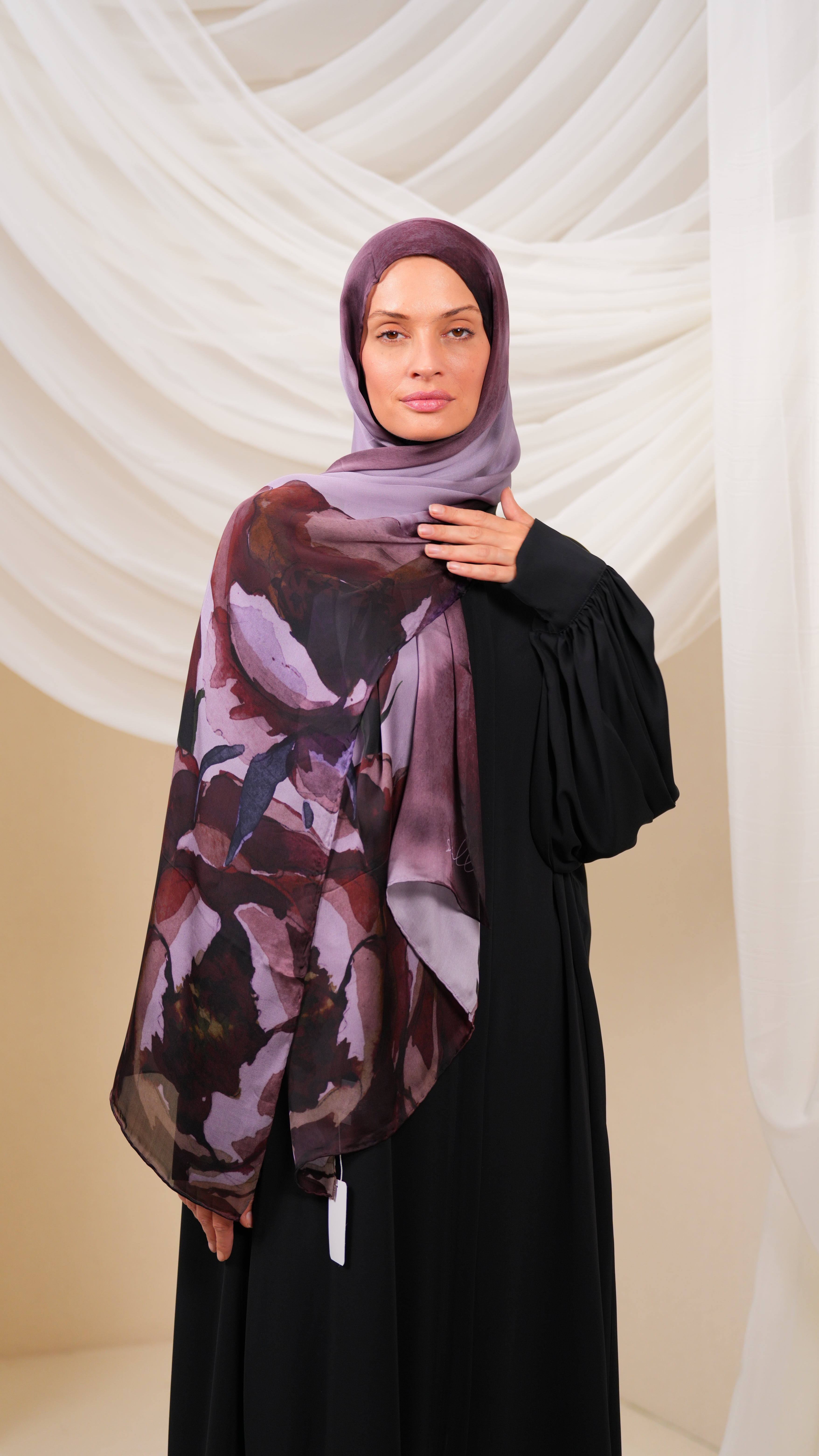 scilla Turkish silk shawl Etr2