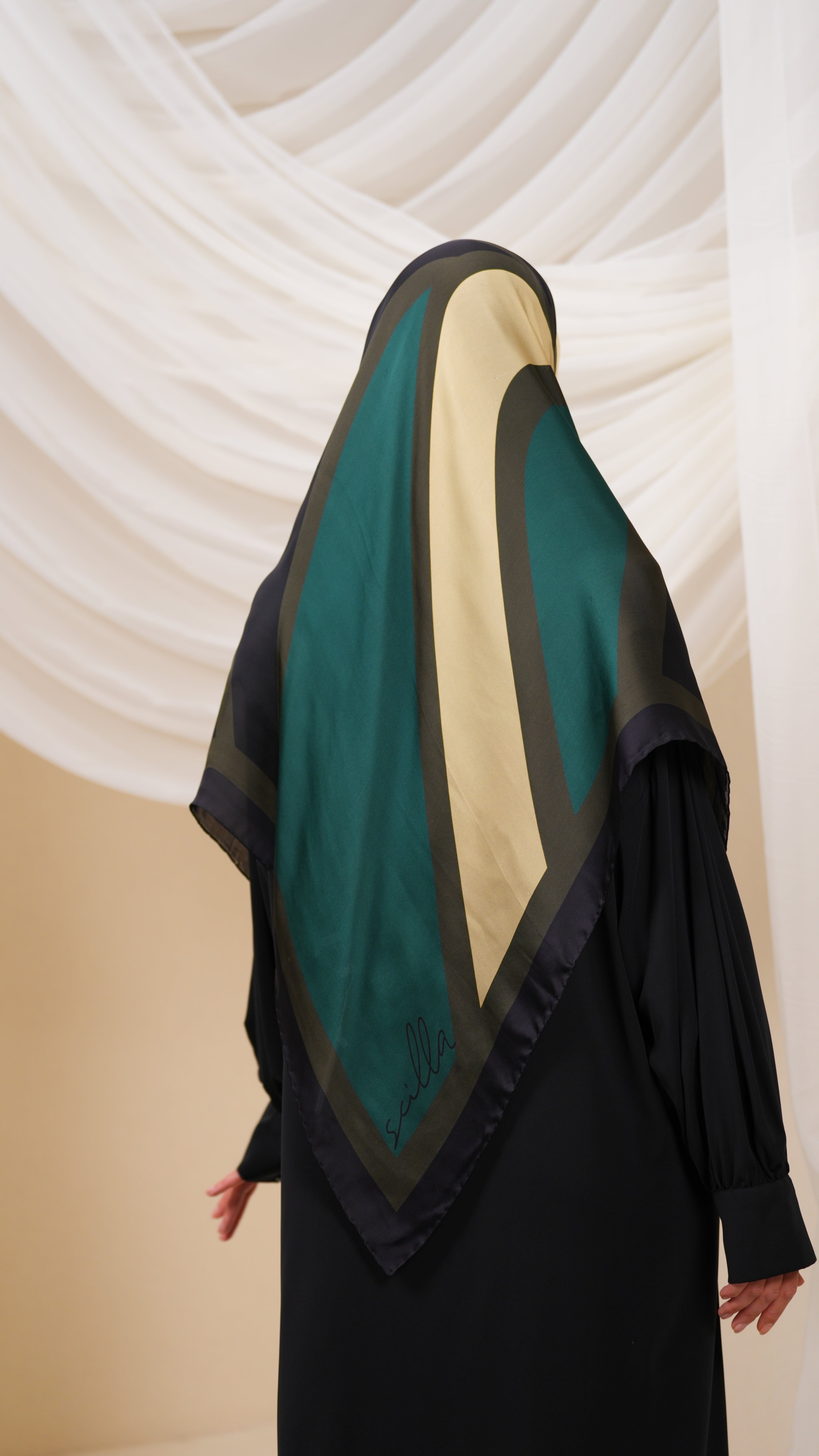 scilla turkish silk scarf Ptr5