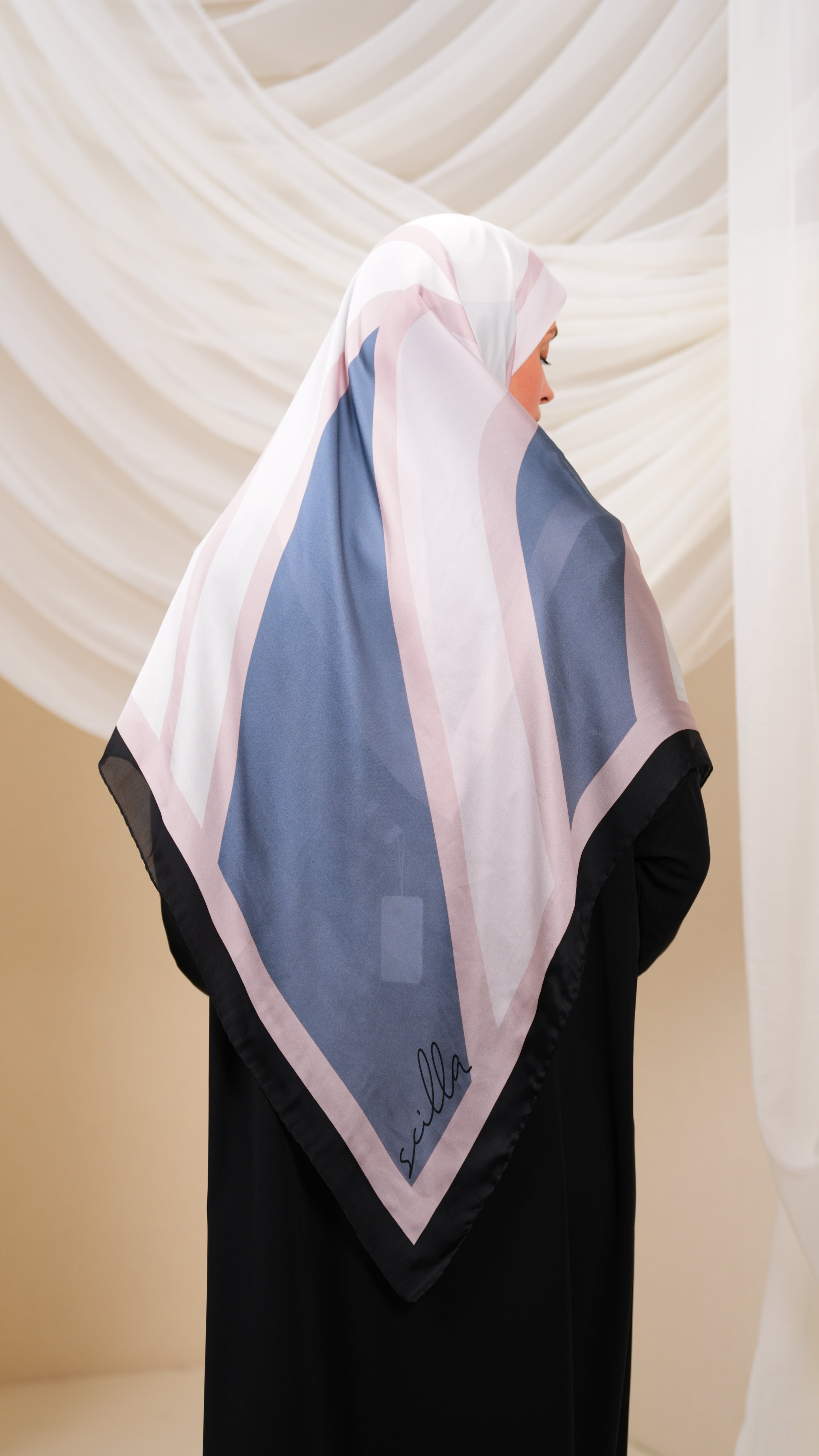 scilla turkish silk scarf Ptr1