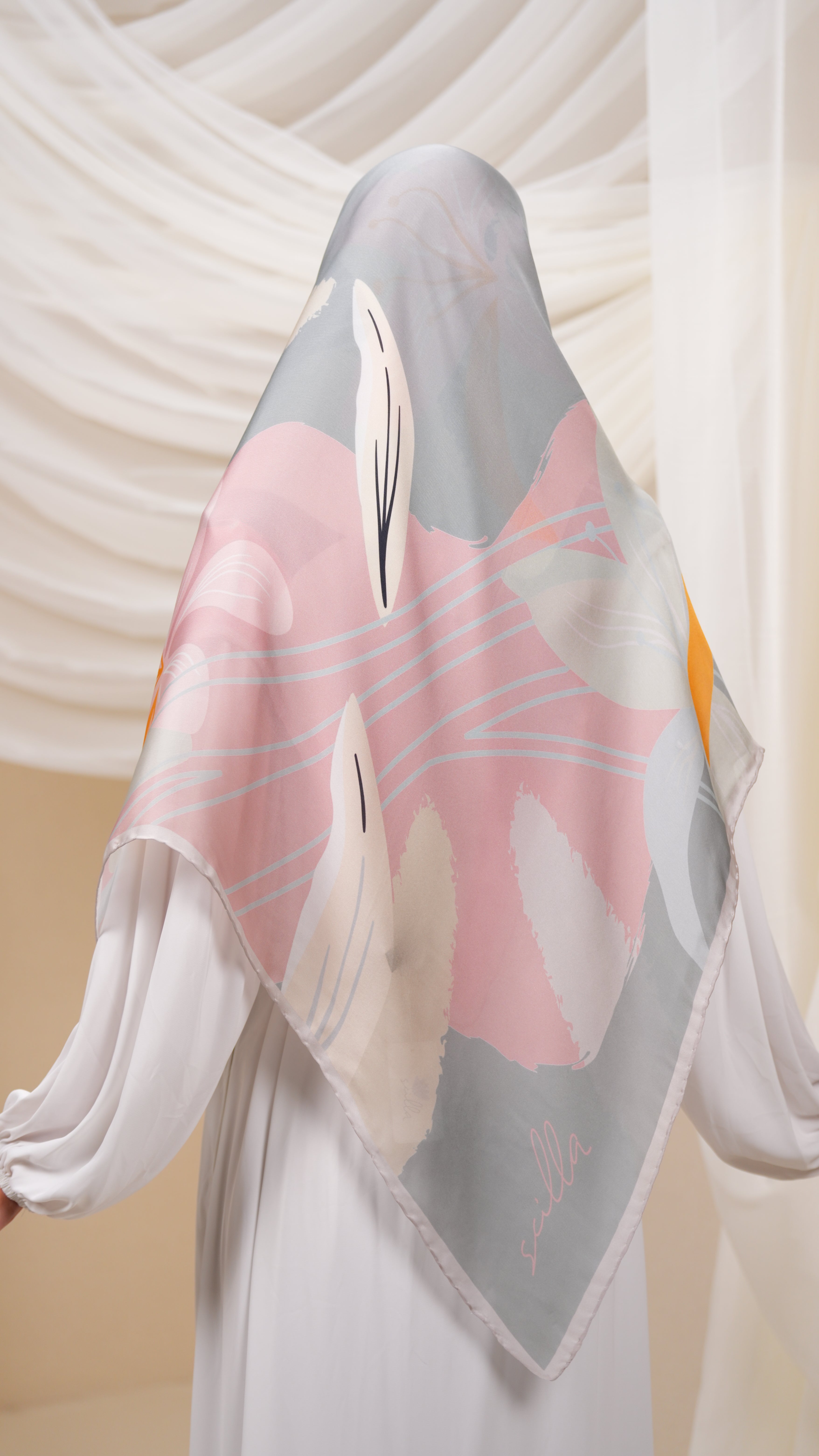 scilla turkish silk scarf ttr4