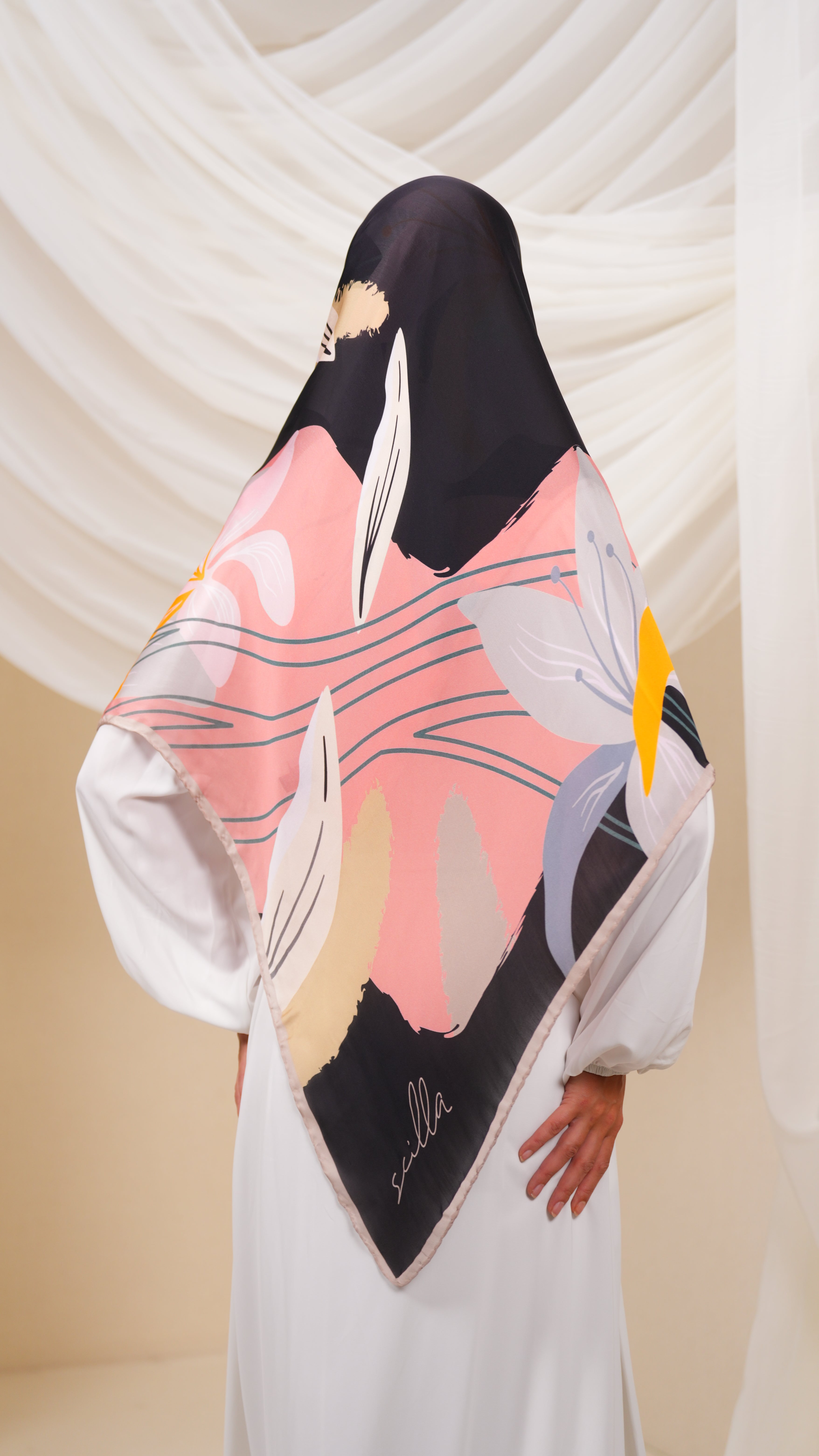 scilla turkish silk scarf ttr7