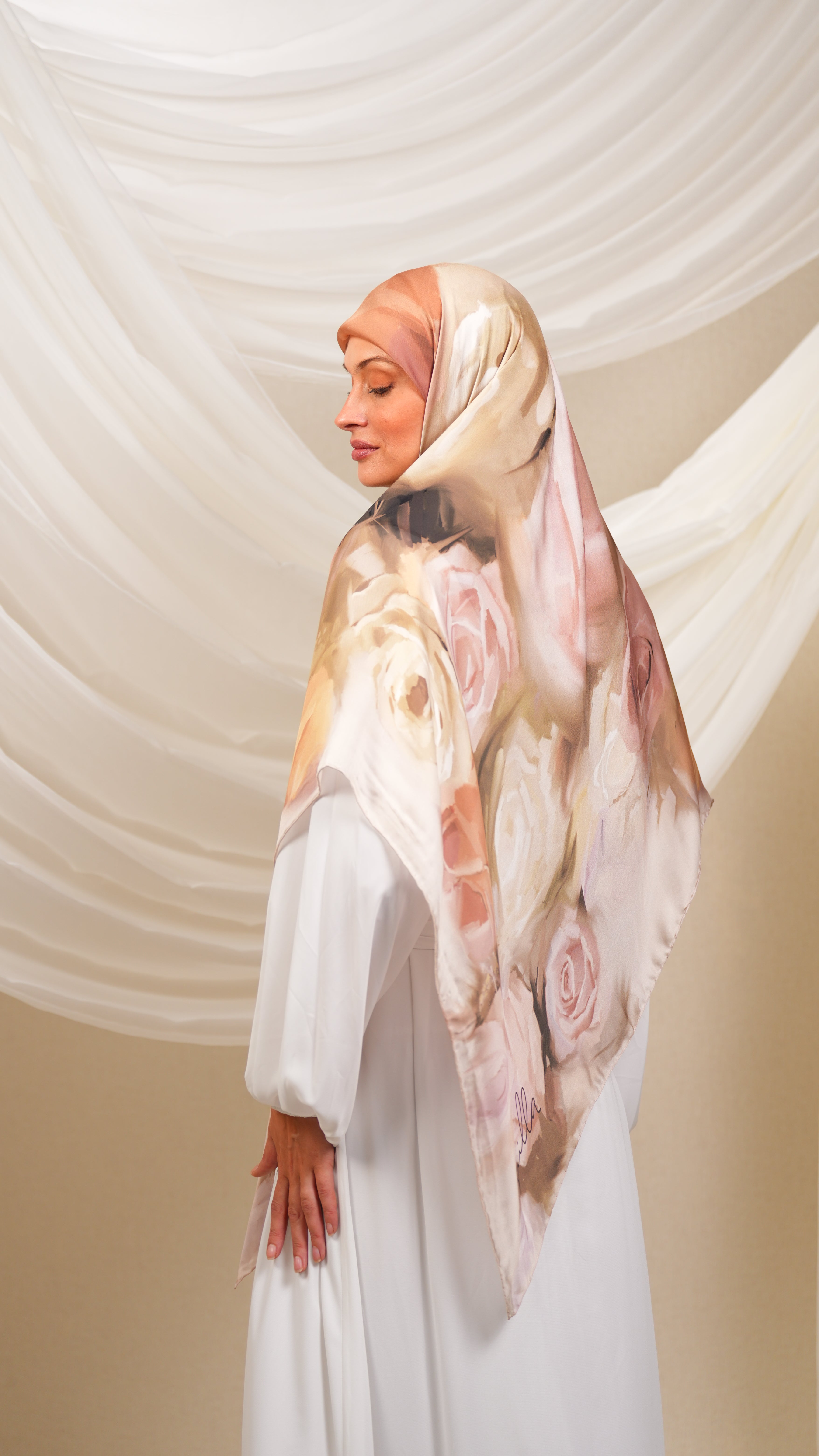scilla turkish silk scarf Rtr5