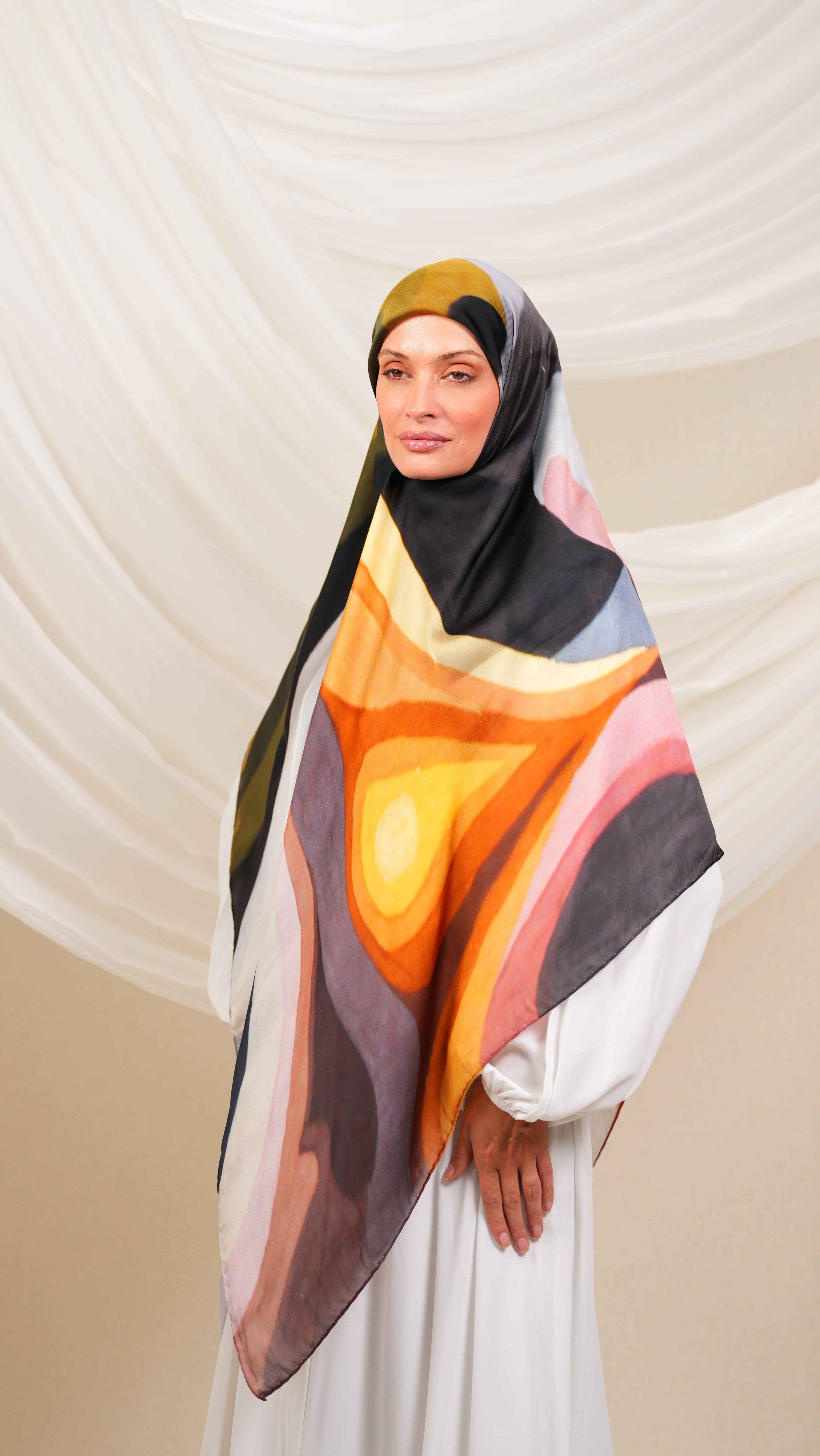 scilla turkish silk scarf VTR2