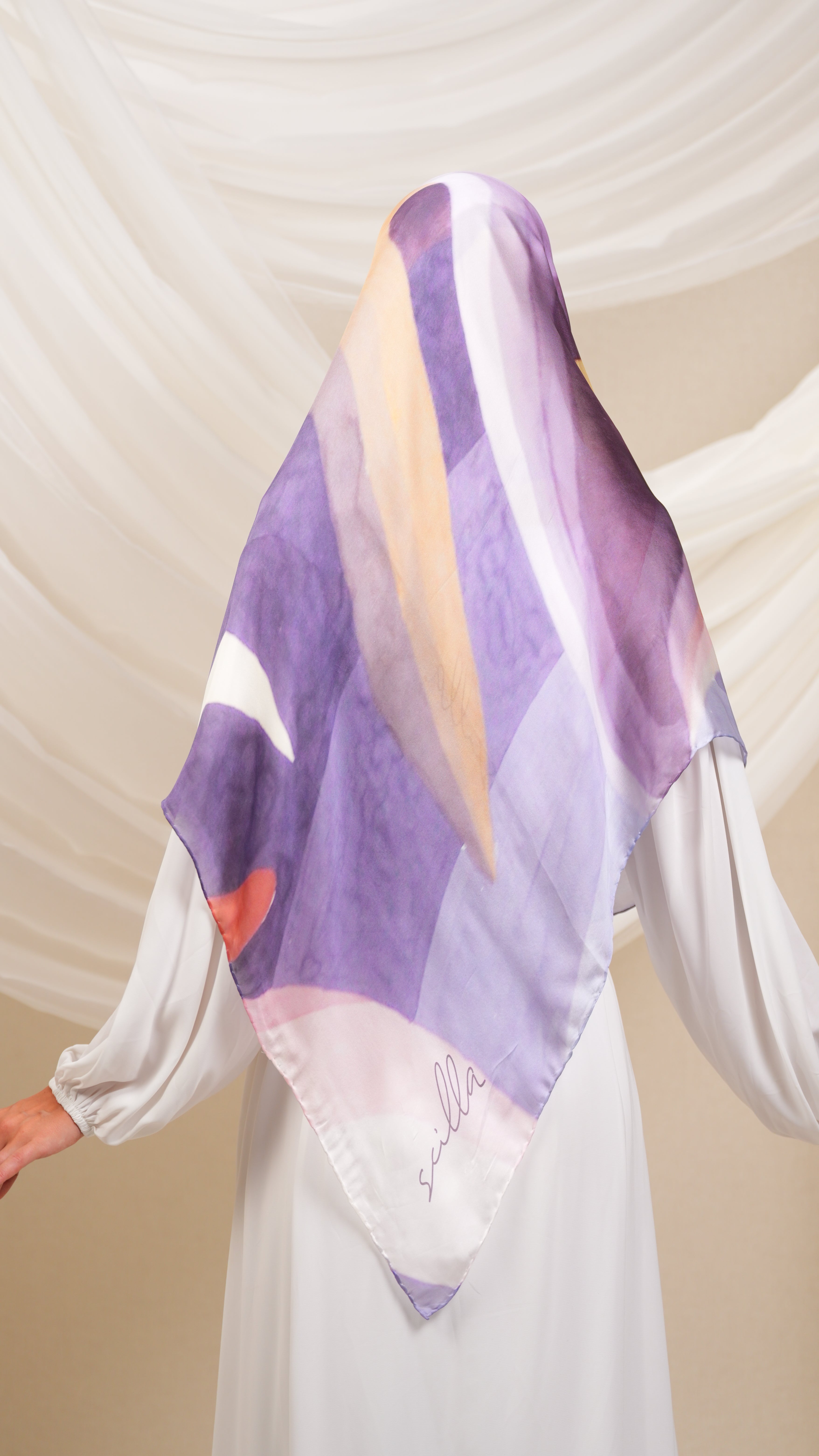 scilla turkish silk scarf VTR4