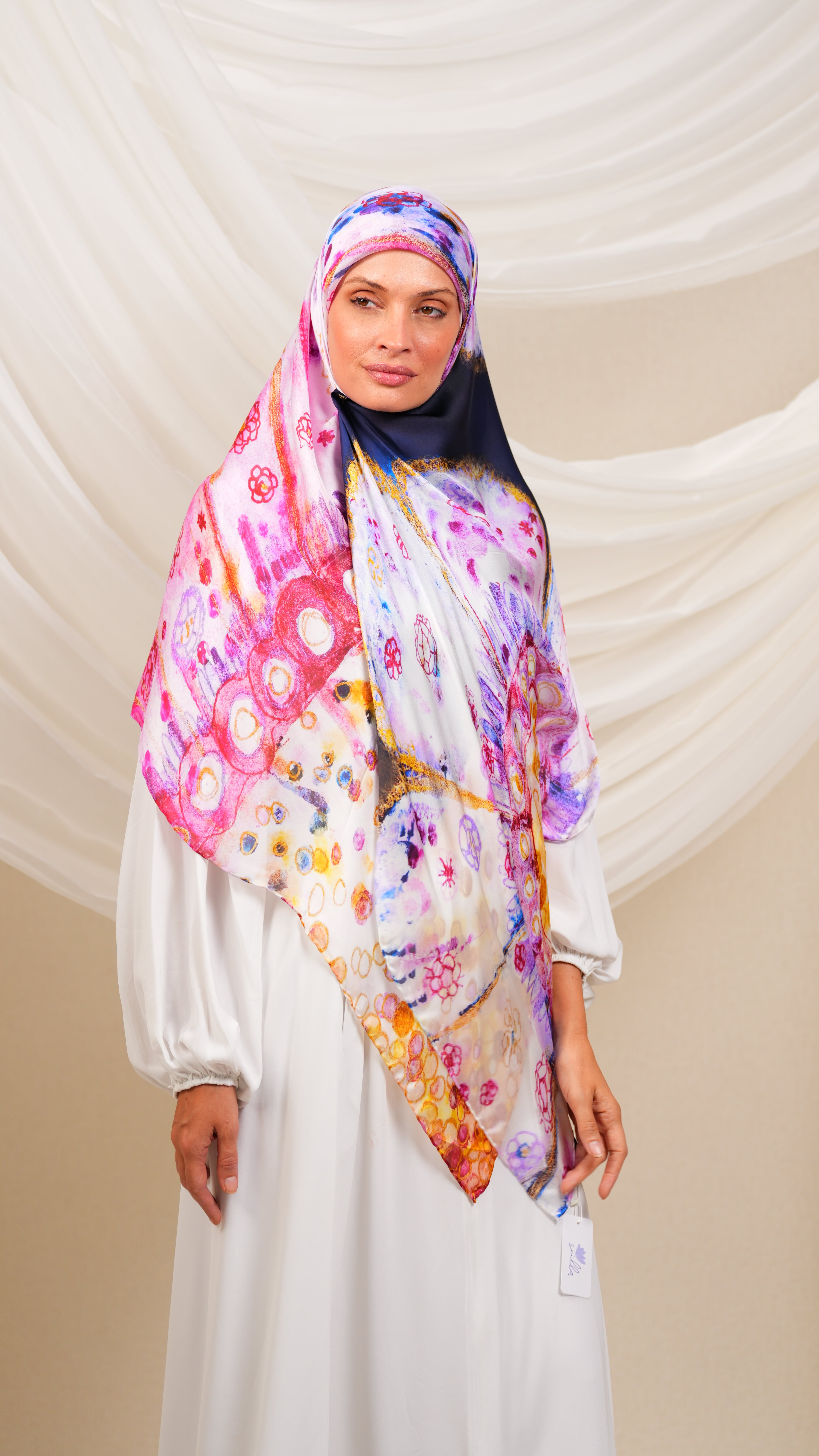 scilla turkish silk scarf Utr2