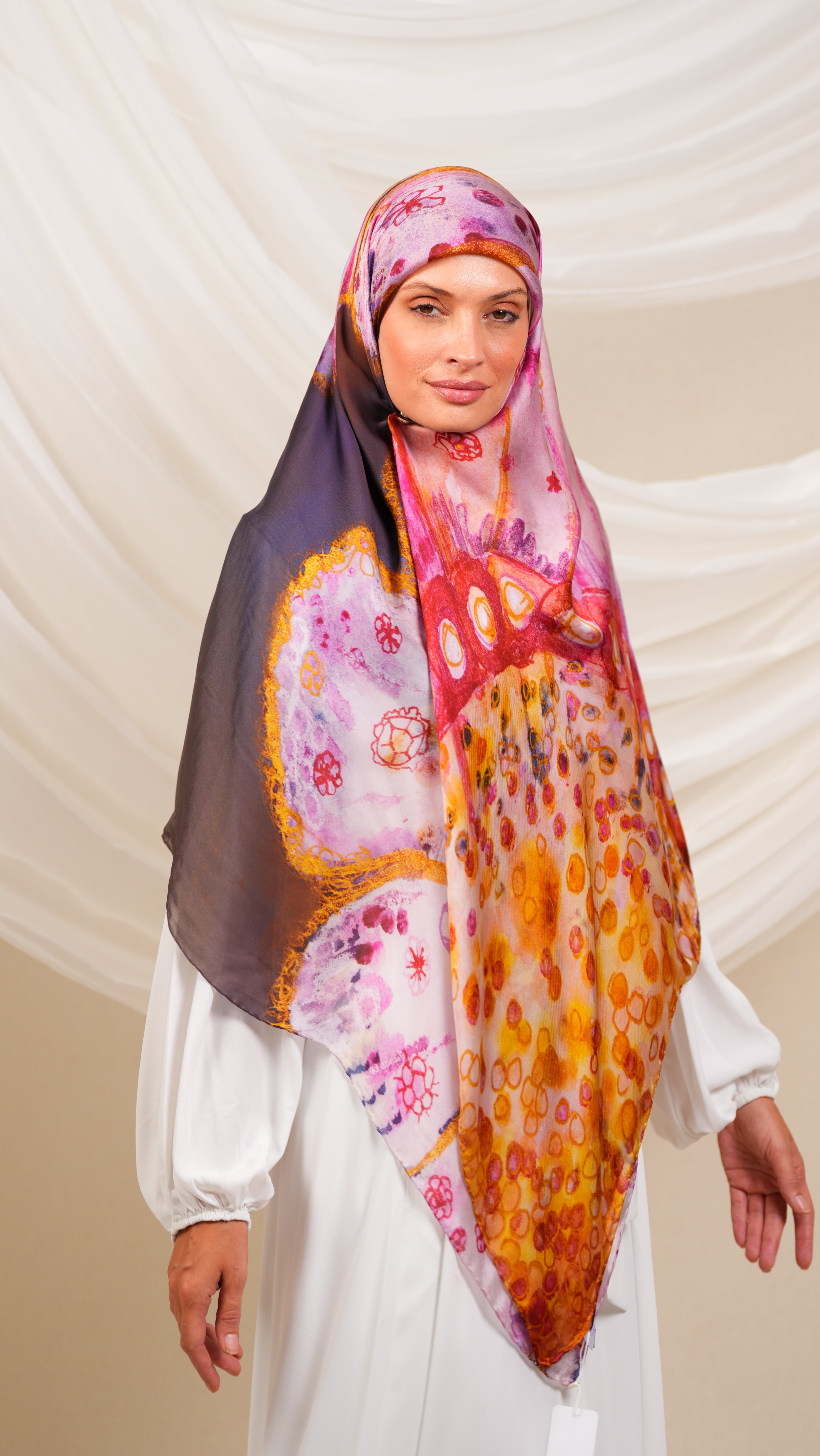 scilla turkish silk scarf Utr1