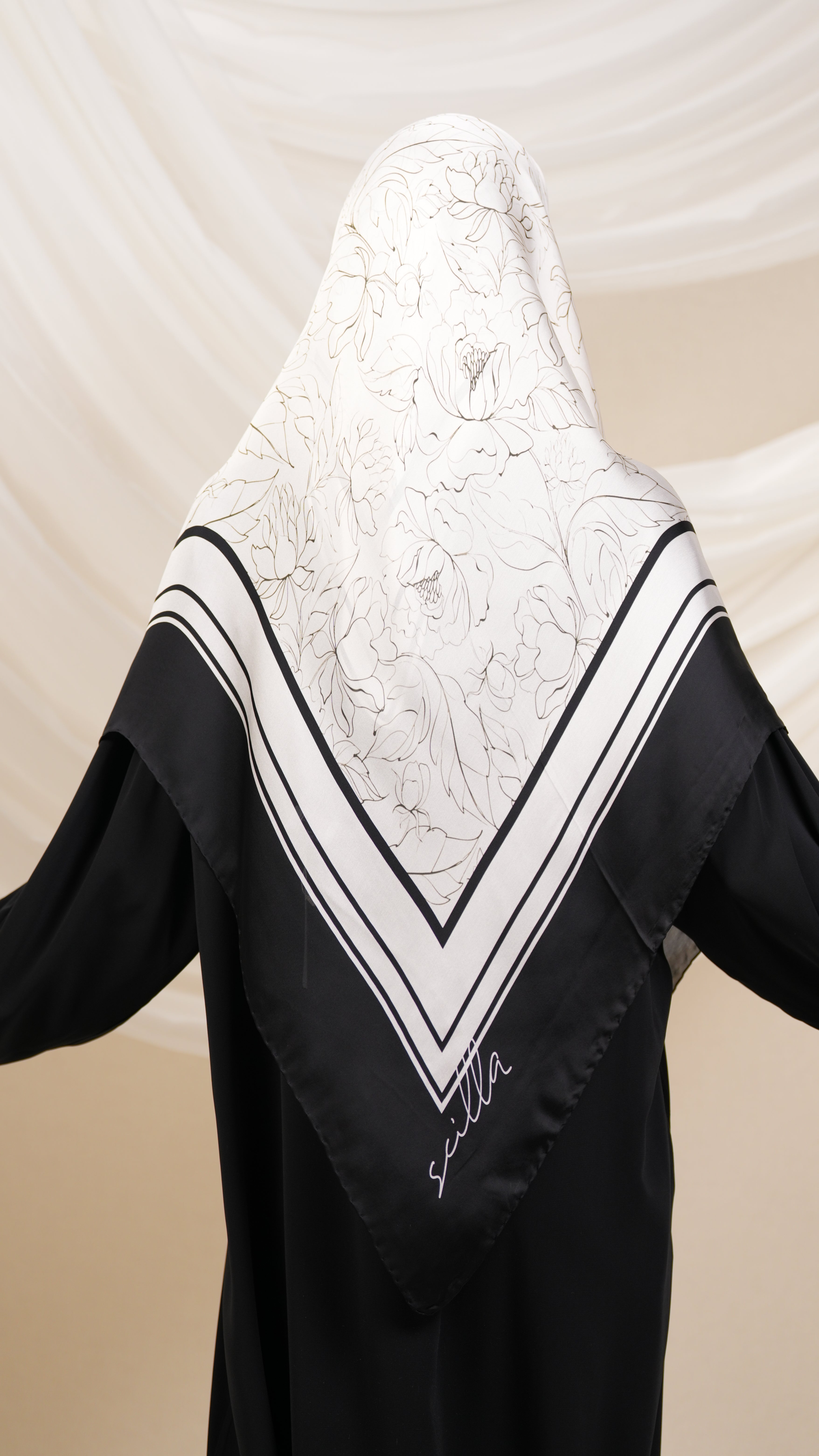 scilla turkish silk scarf Qtr1