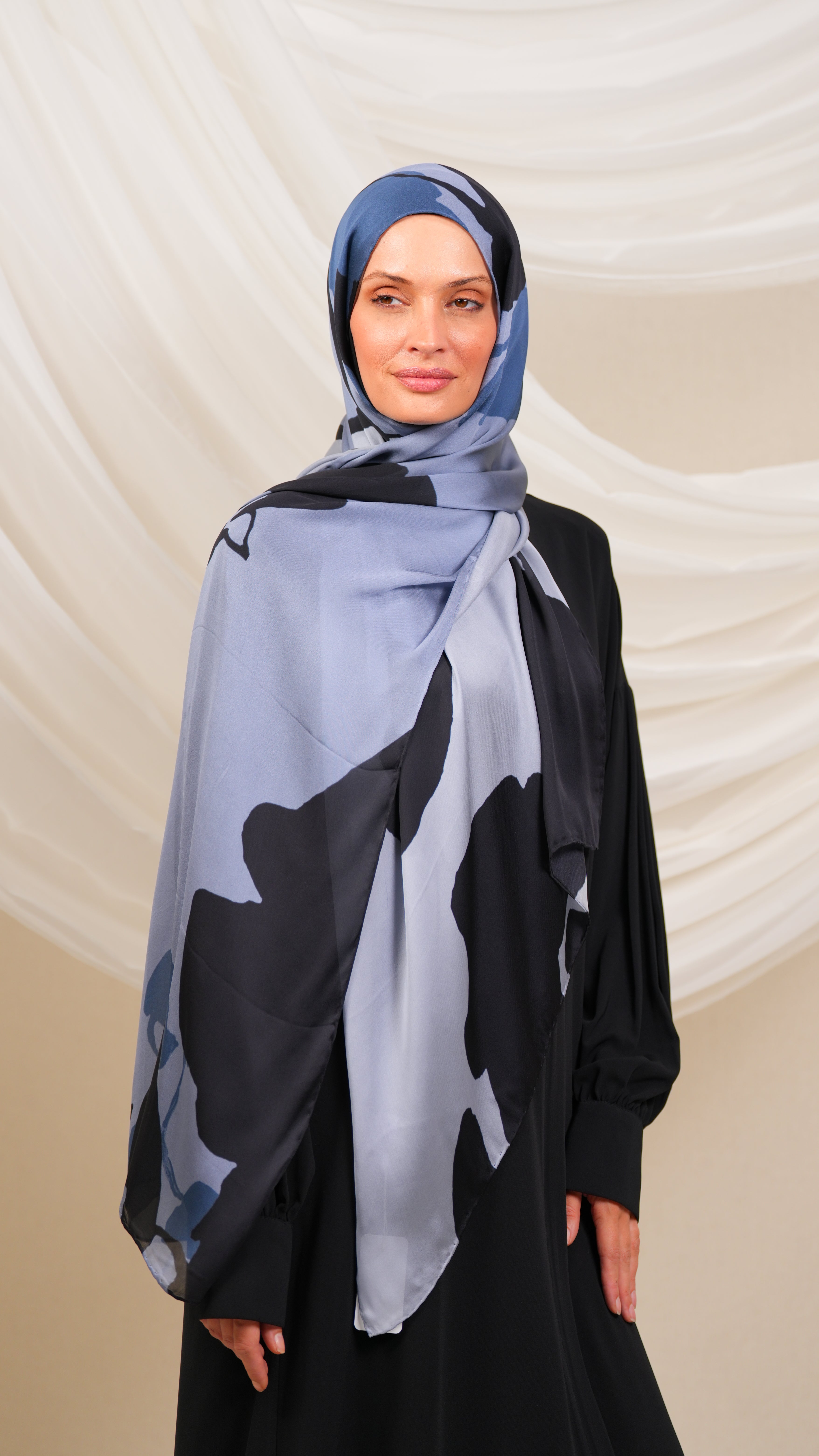 scilla Turkish silk shawl Atr2