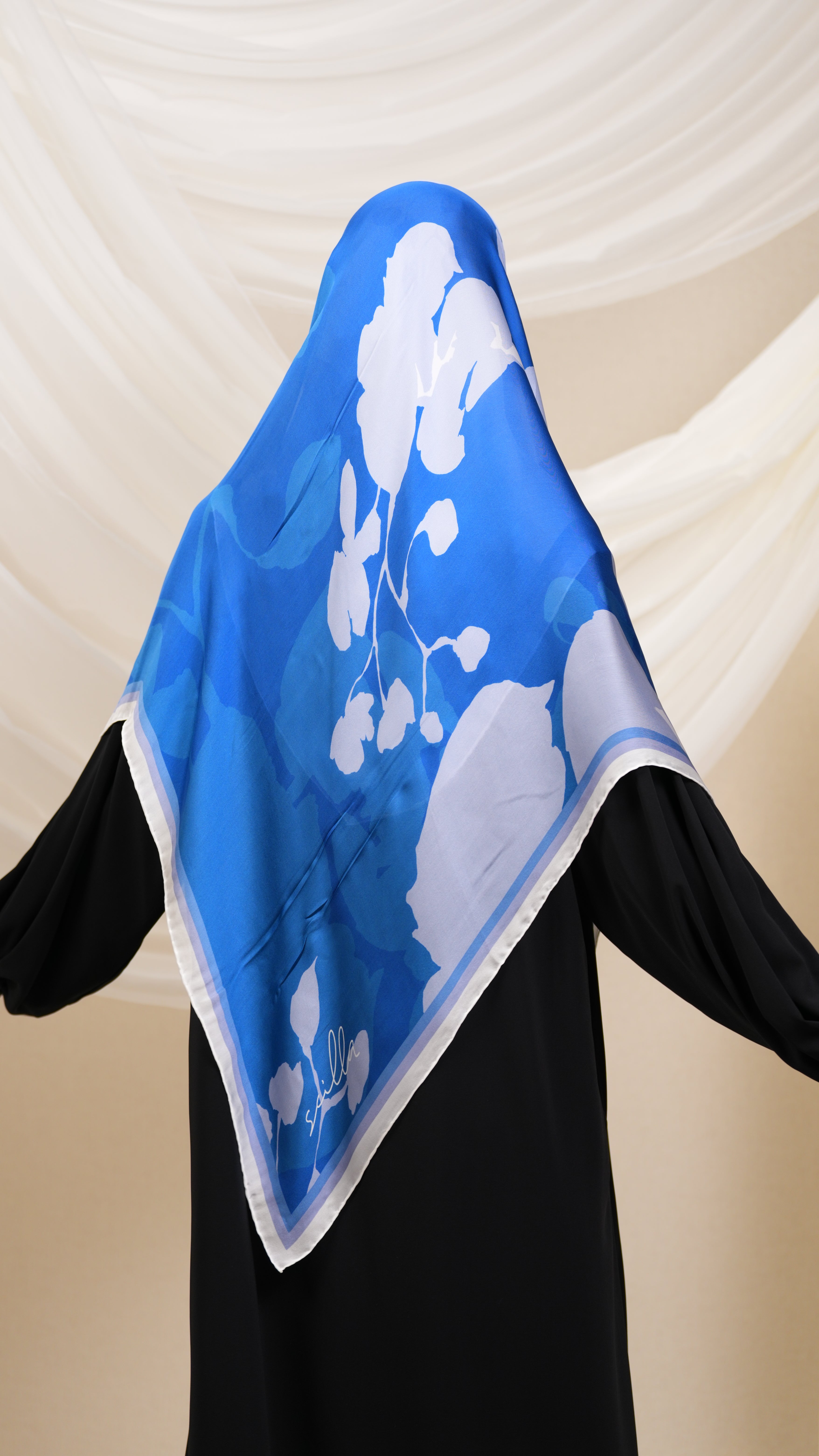 scilla turkish silk scarf Wtr5