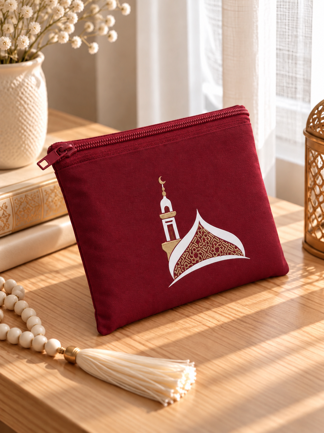 Travel Prayer Mat with Zipper | Portable & Foldable
