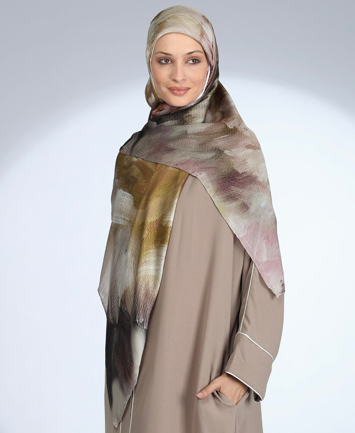 scilla silk scarf x1
