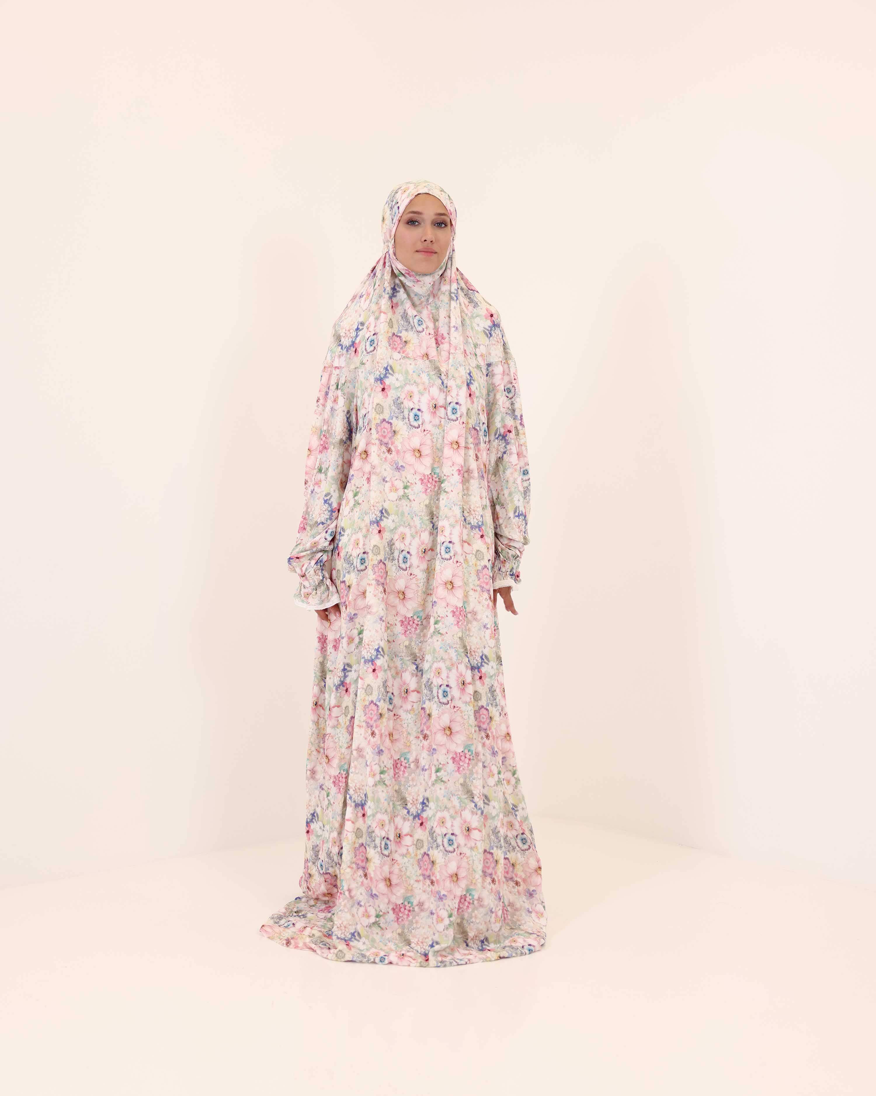 Pastel Blossom Serenity Prayer Gown One piece