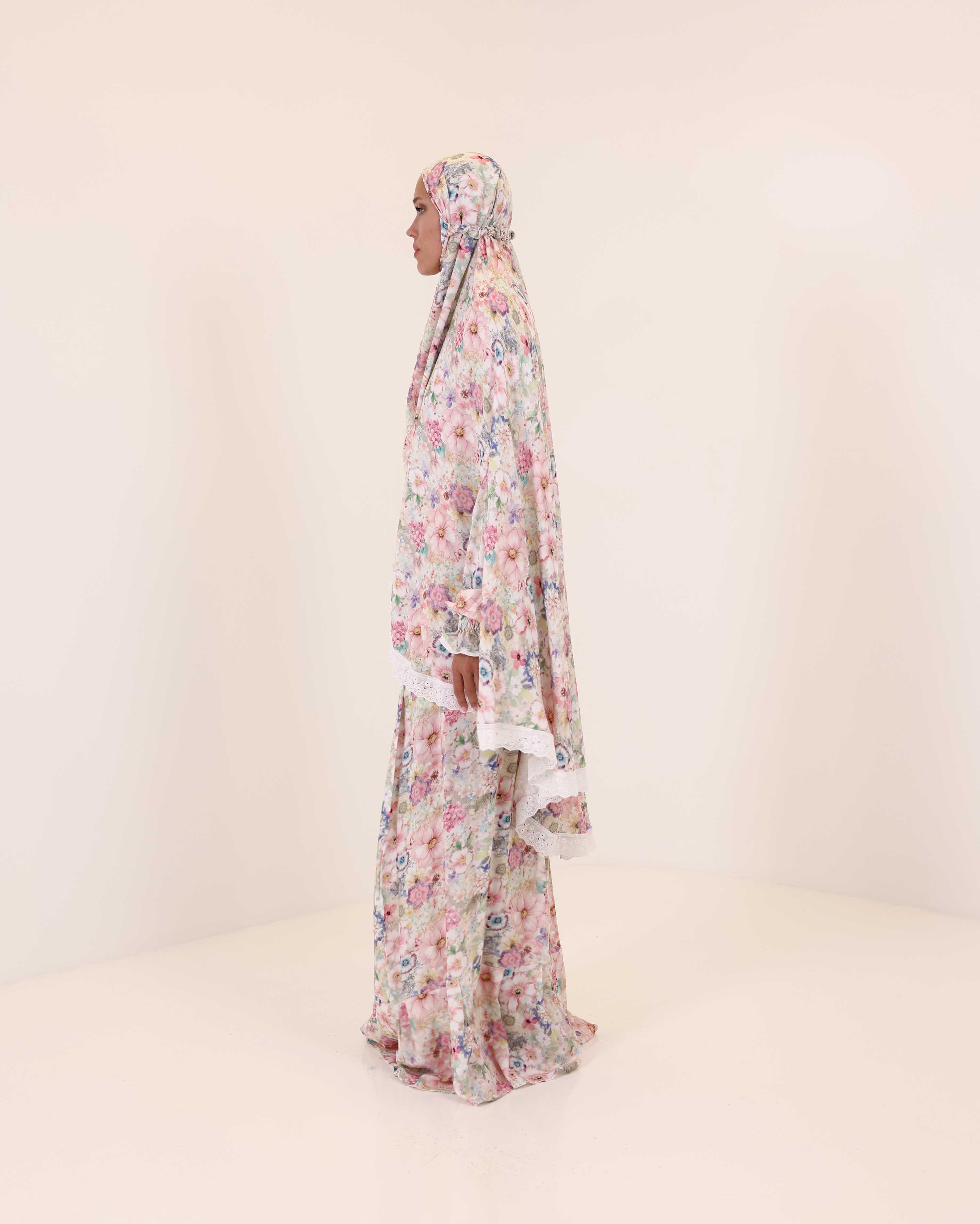 Pastel Blossom Serenity Prayer Gown two piece
