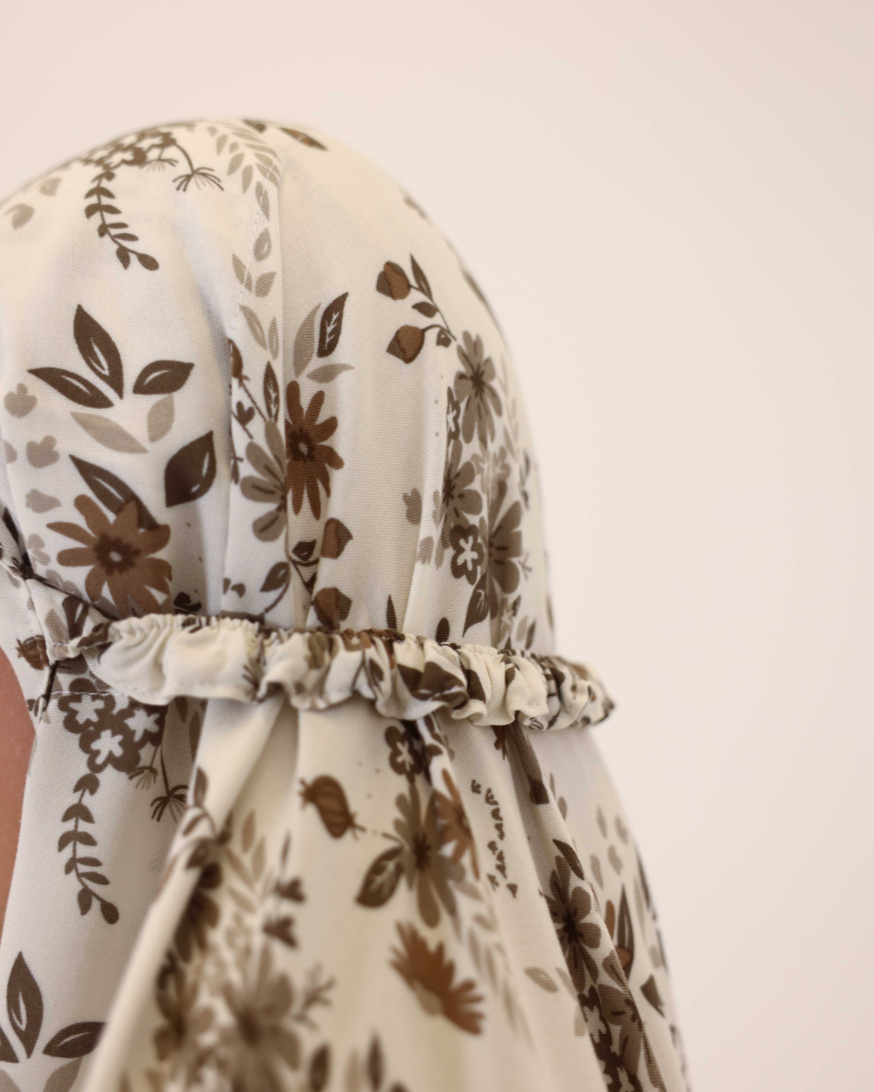 D bloom Prayer Gown two piece