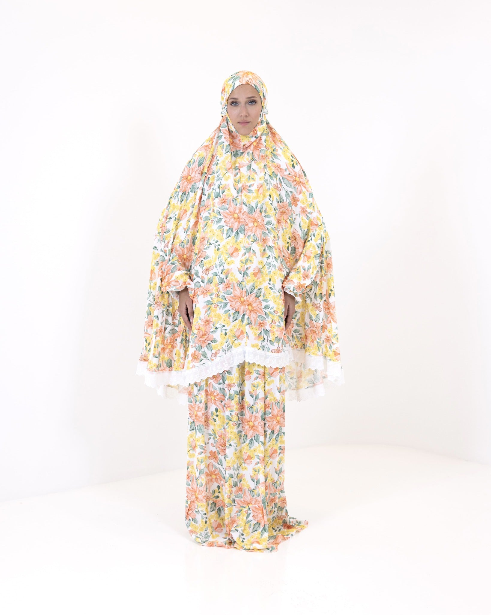 Blooming Spring Prayer Gown two piece