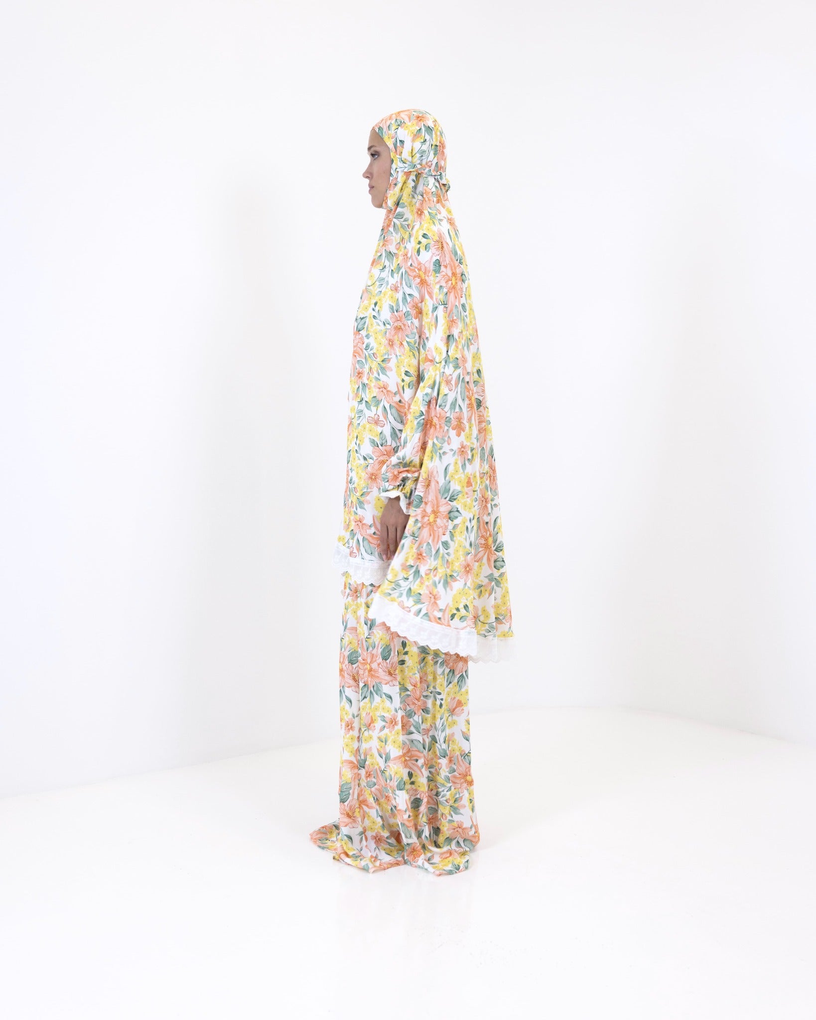 Blooming Spring Prayer Gown two piece