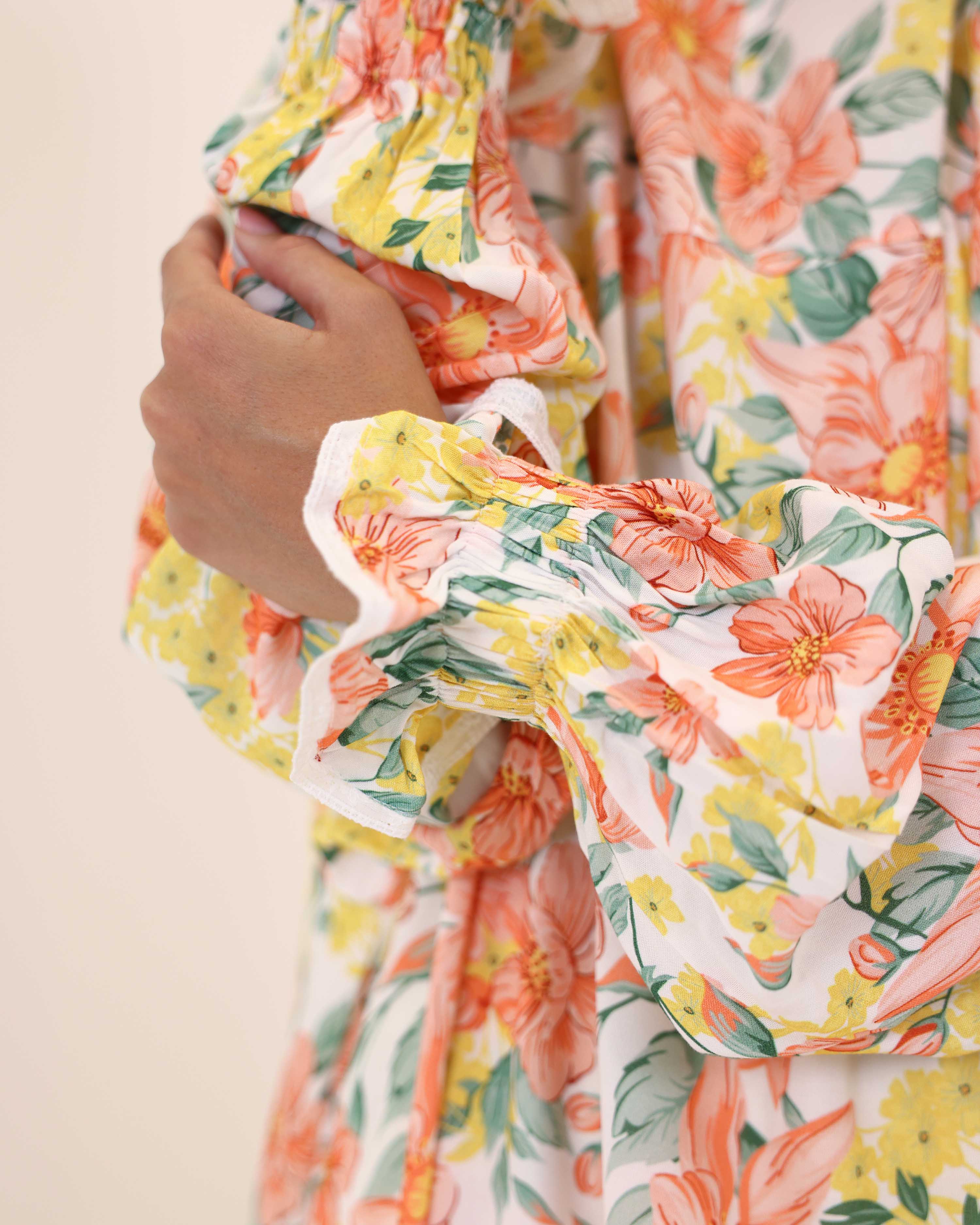 Blooming Spring Prayer Gown One piece