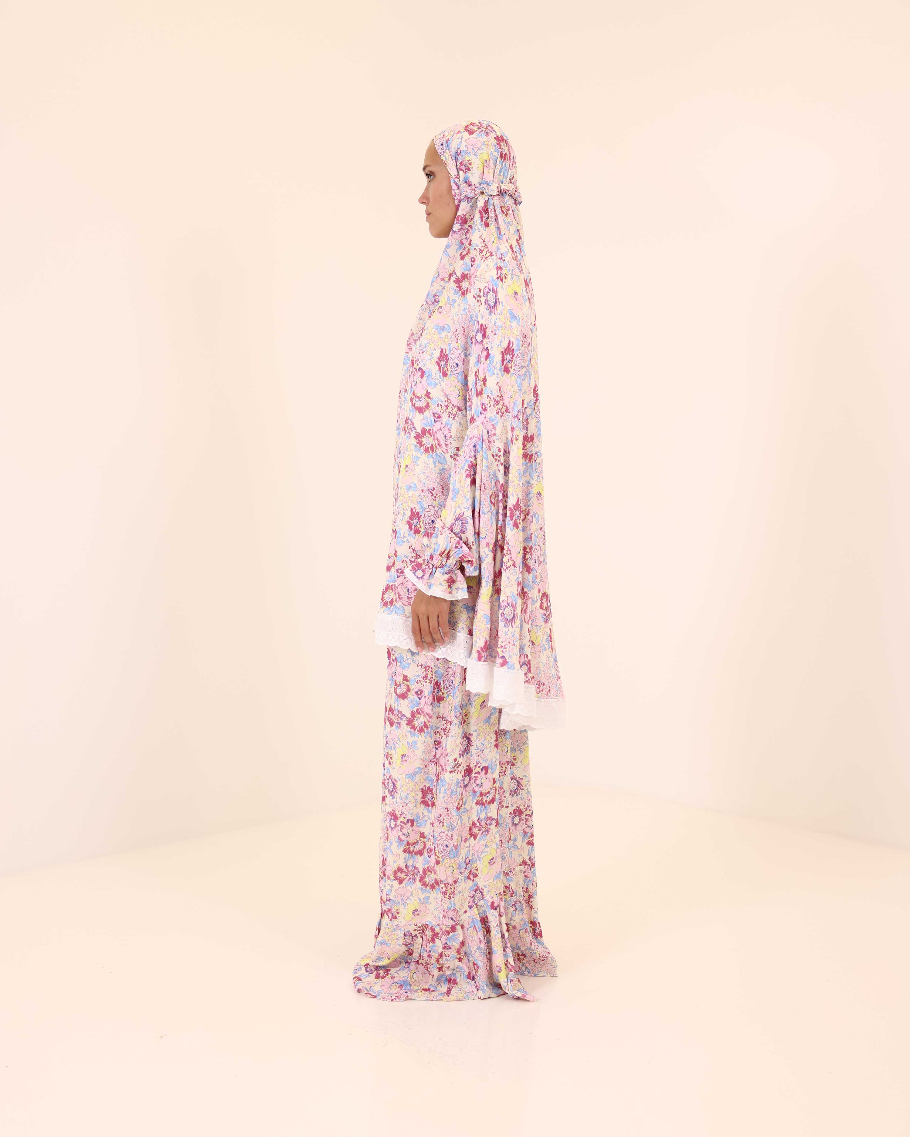 Blossom Breeze Prayer Gown two piece