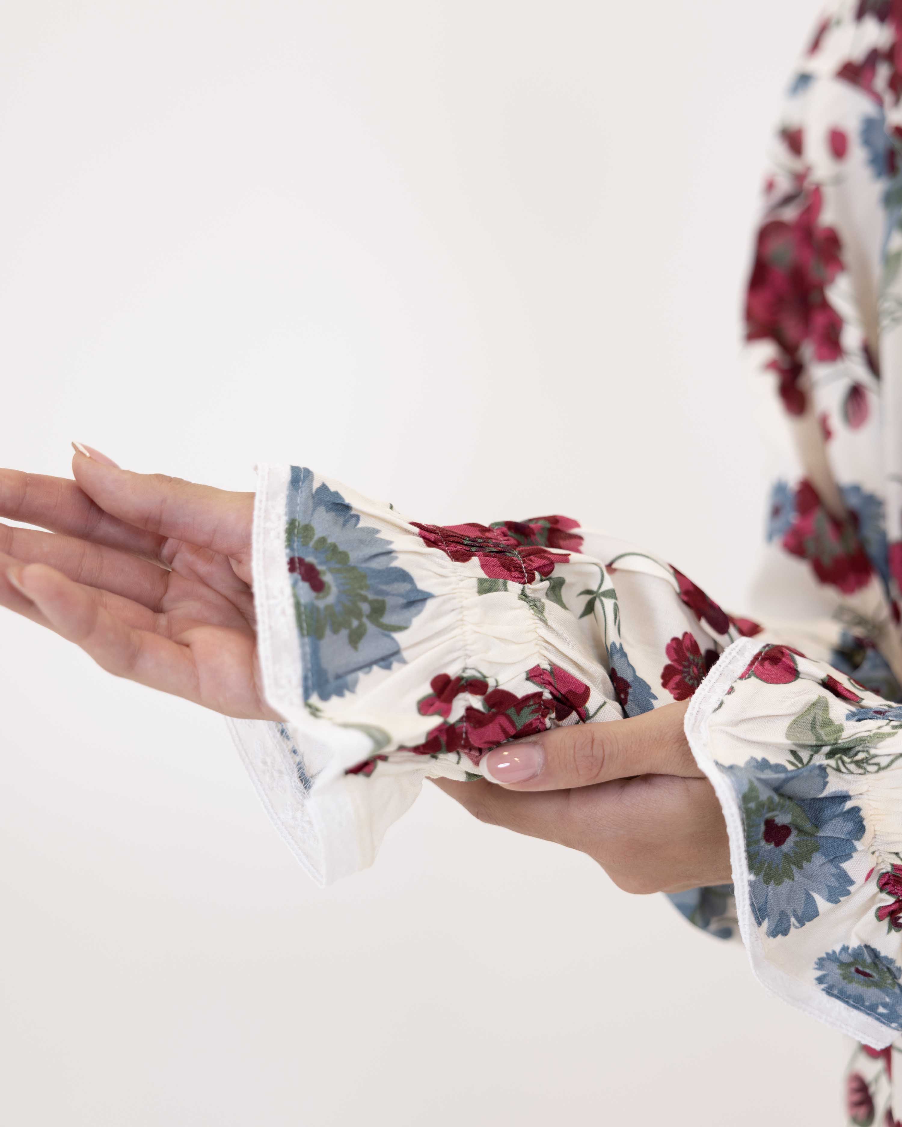 Blooming Harmony Prayer Gown two piece