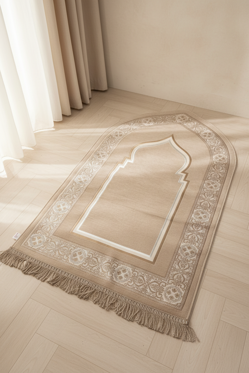 Embossed Mihrab Prayer Mat