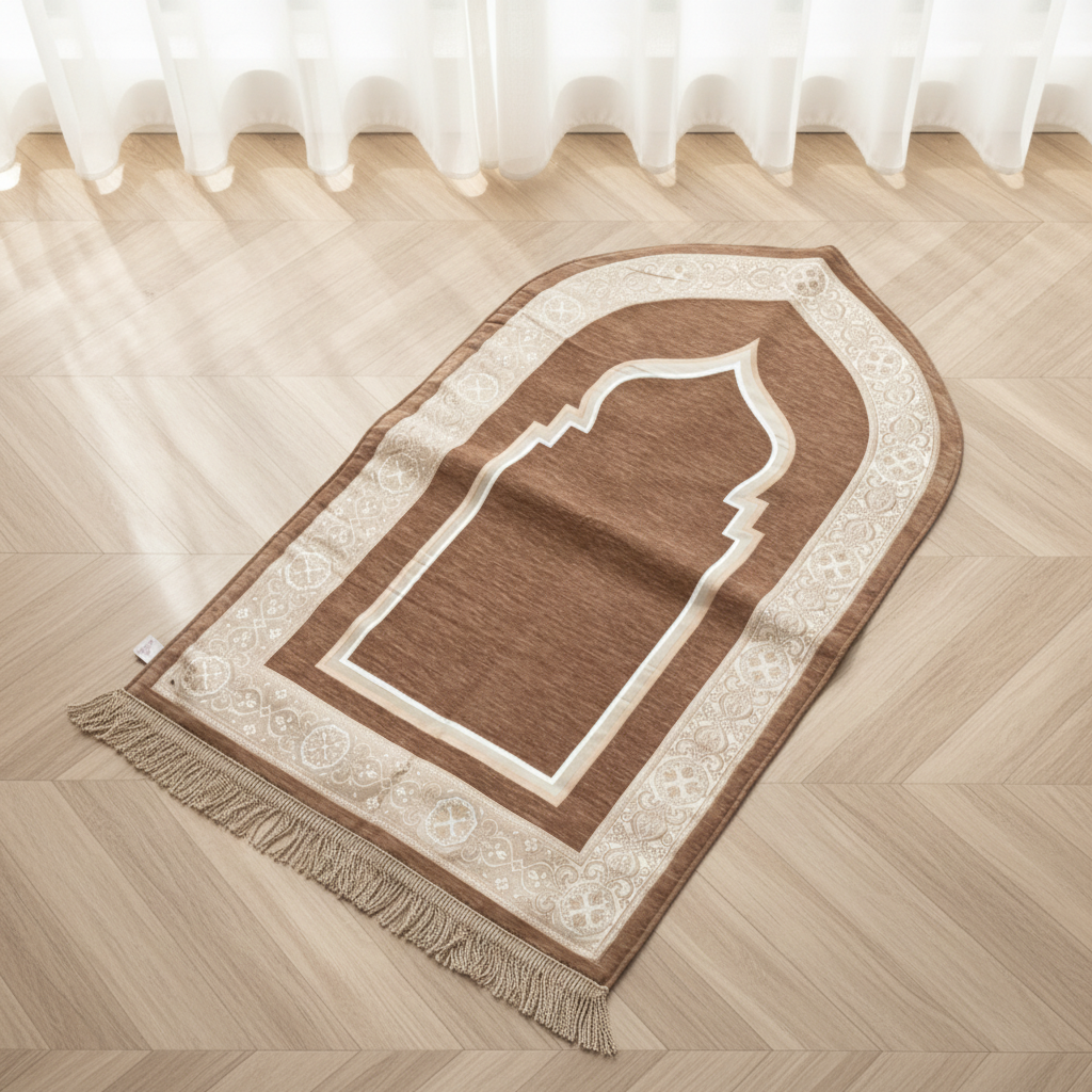 Embossed Mihrab Prayer Mat