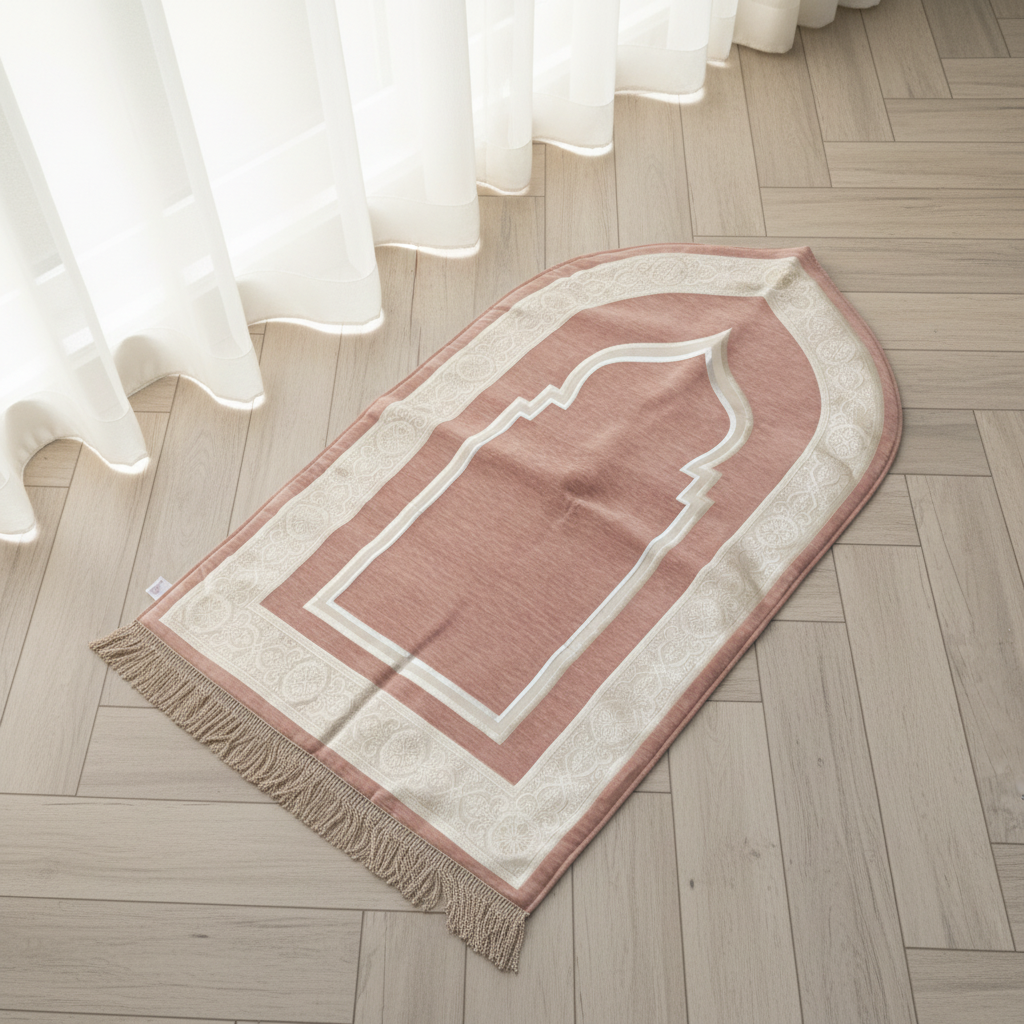 Embossed Mihrab Prayer Mat