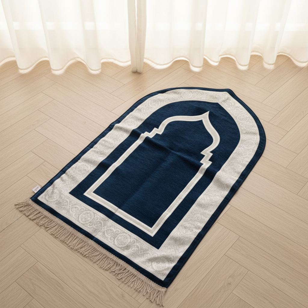 Embossed Mihrab Prayer Mat