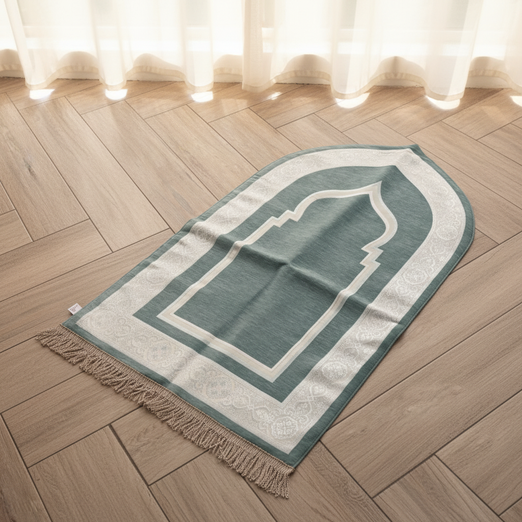 Embossed Mihrab Prayer Mat