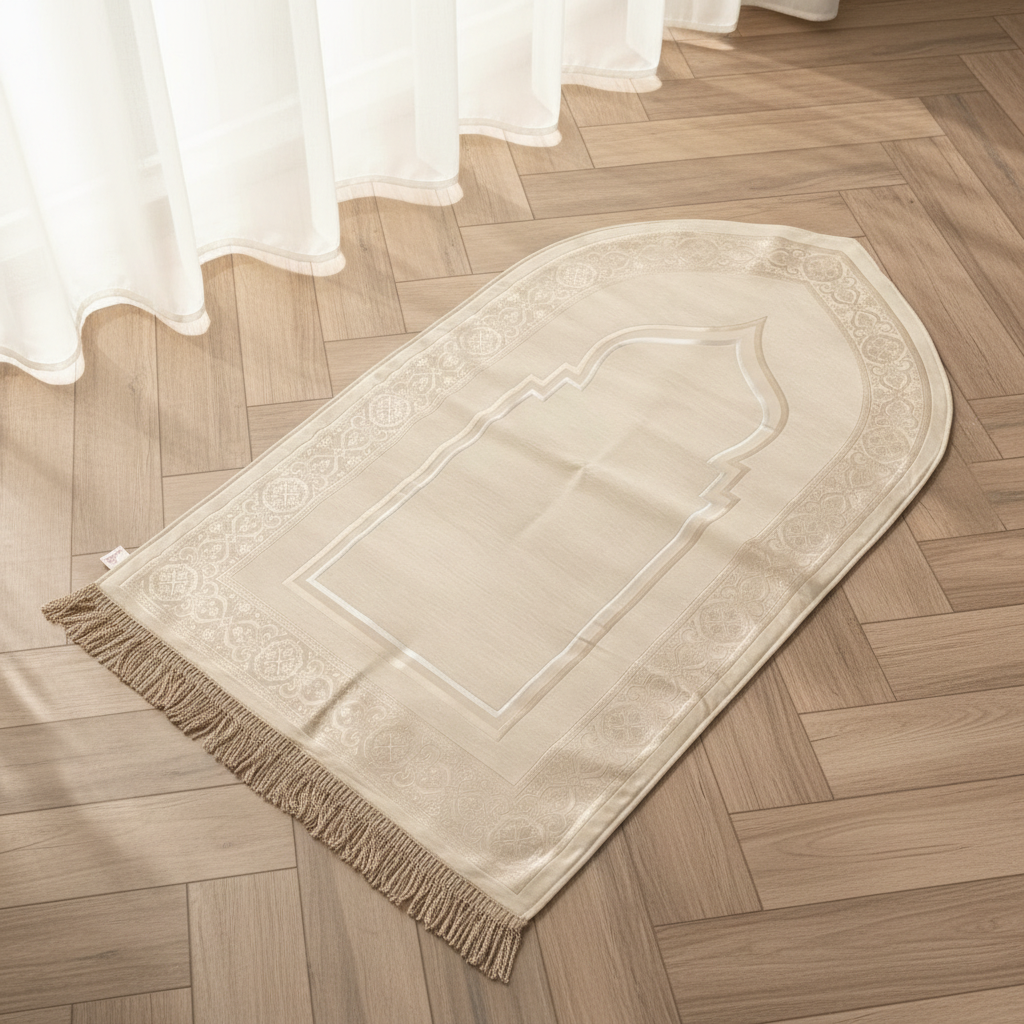 Embossed Mihrab Prayer Mat