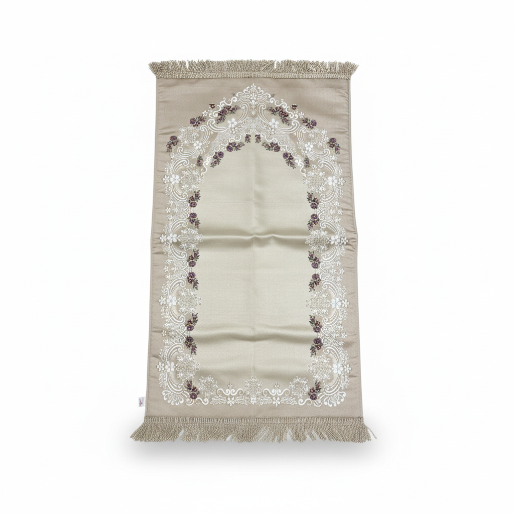 Satin Padded Victorian Premium Prayer Mat